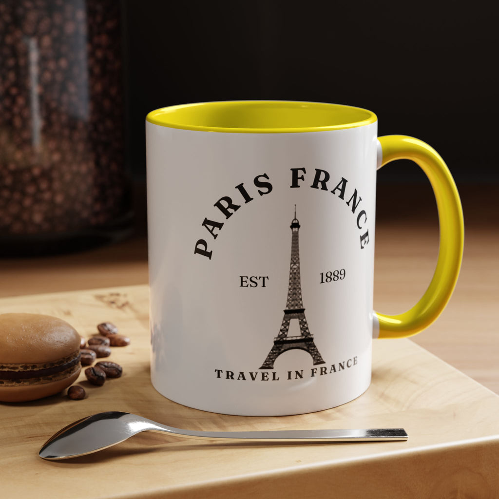 Paris France Eiffel Tower Coffee Mug – Travel Souvenir Accent Mug (11/15oz)
