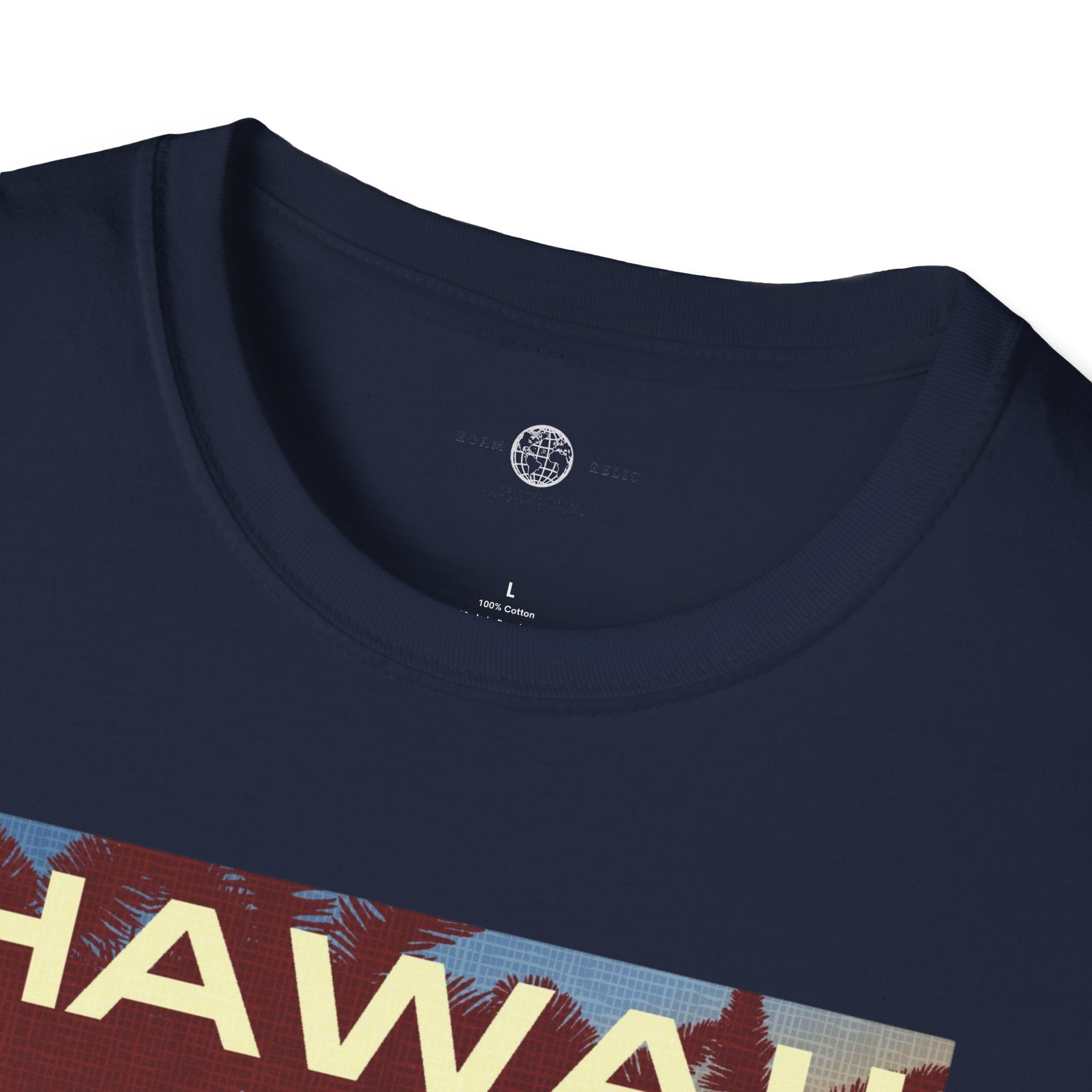 Hawaii Sunset T-Shirt — "Welcome to Adventure" Vintage Palm Beach Tee