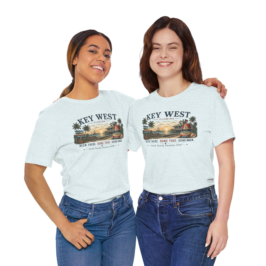 Key West Family Vacation T-Shirt — Custom Family Trip Tee