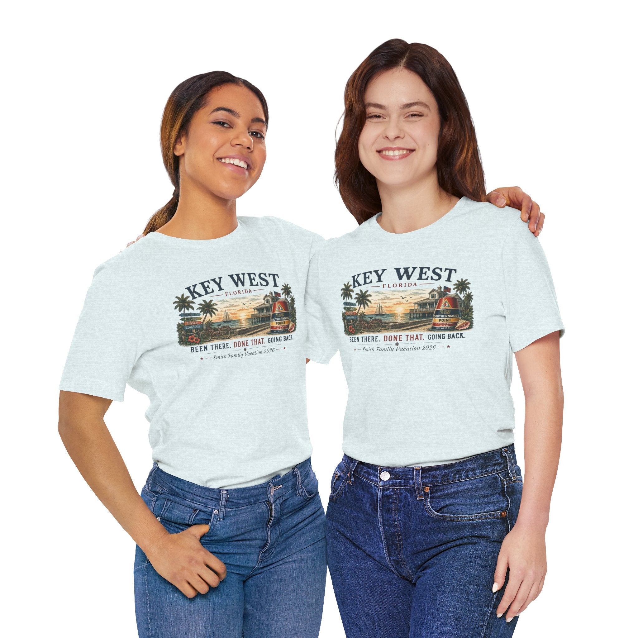 Key West Family Vacation T-Shirt — Custom Family Trip Tee