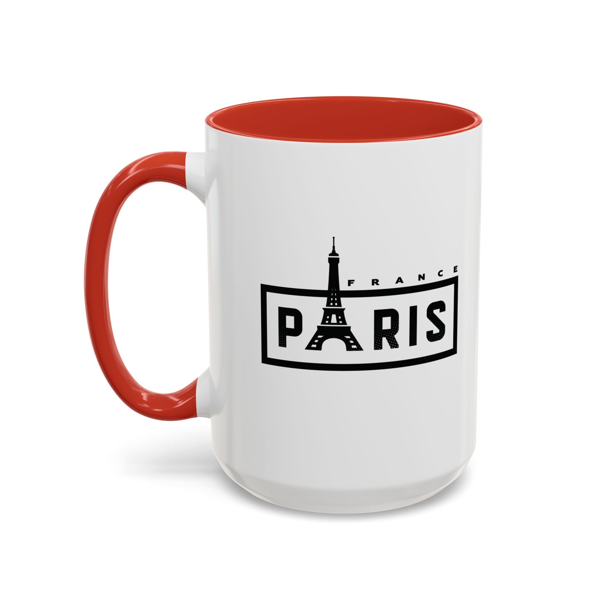 Paris Eiffel Tower Accent Coffee Mug – France Travel Souvenir (11/15oz)