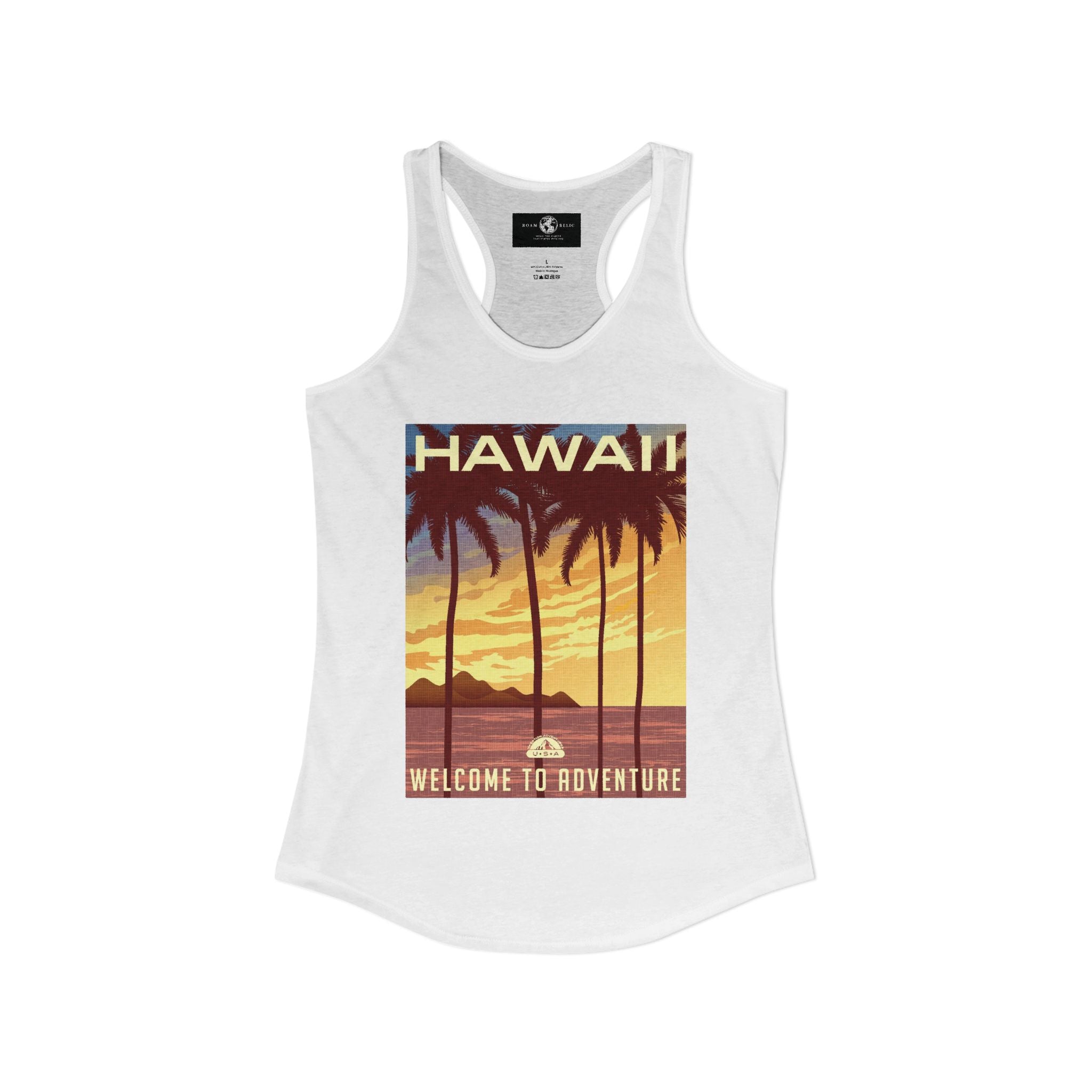 Hawaii Adventure Women's Racerback Tank Top