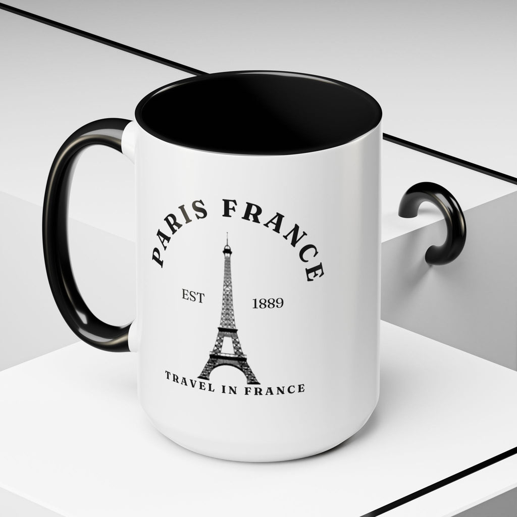 Paris France Eiffel Tower Coffee Mug – Travel Souvenir Accent Mug (11/15oz)