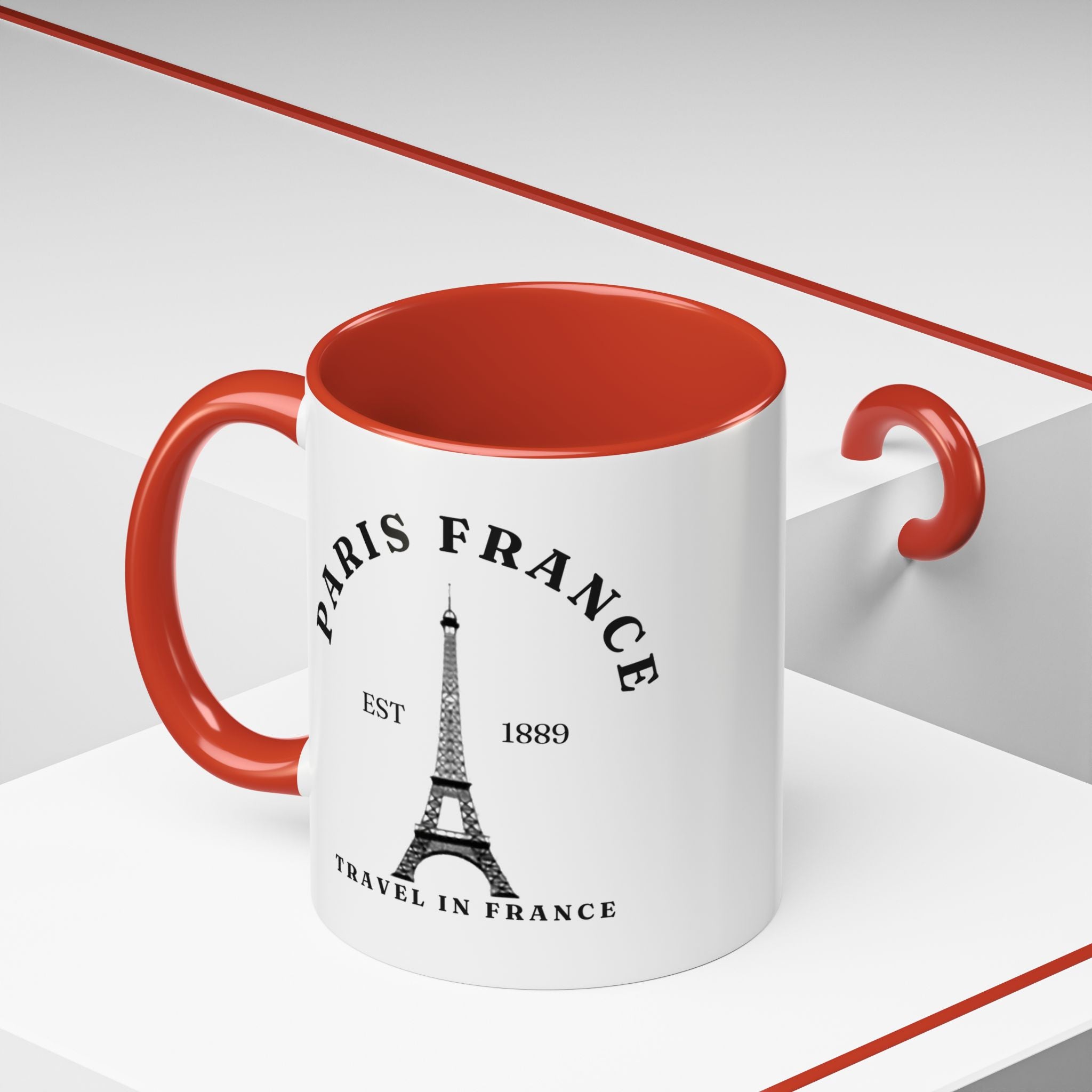 Paris France Eiffel Tower Coffee Mug – Travel Souvenir Accent Mug (11/15oz)
