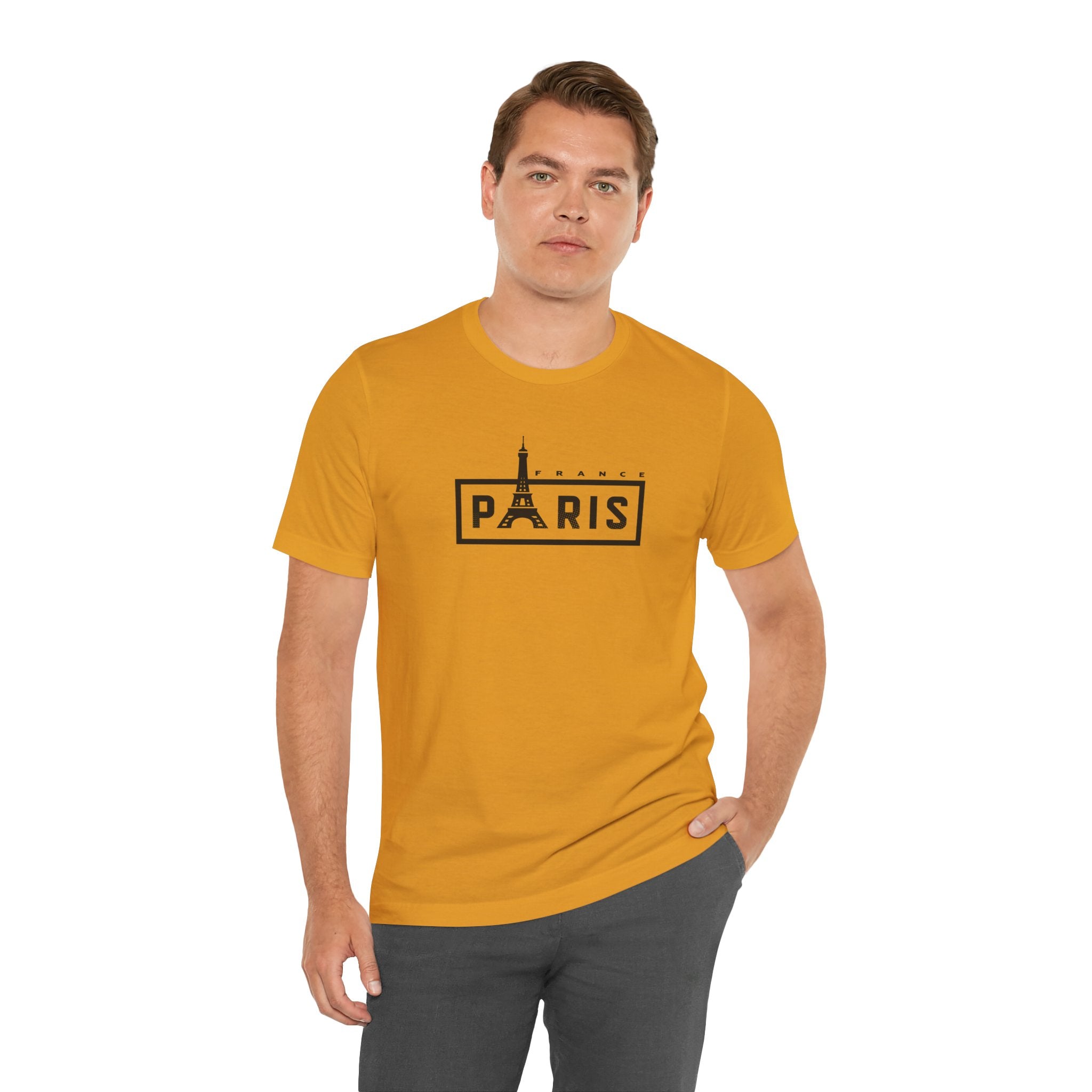 Paris Eiffel Tower Graphic Tee — Vintage Parisian Travel T‑Shirt