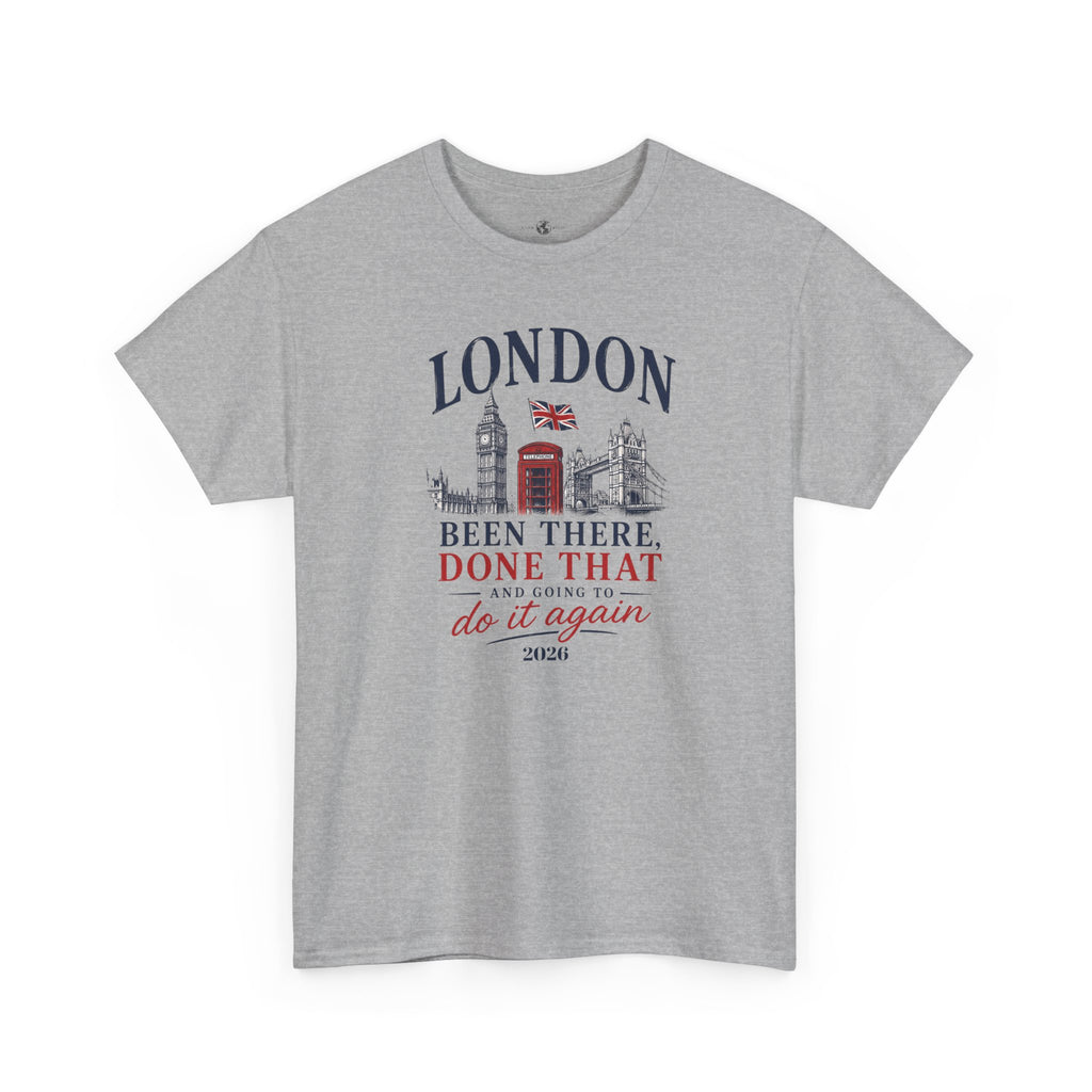 Funny London "Been There, Done That" Travel Souvenir Tee — Personalizion available