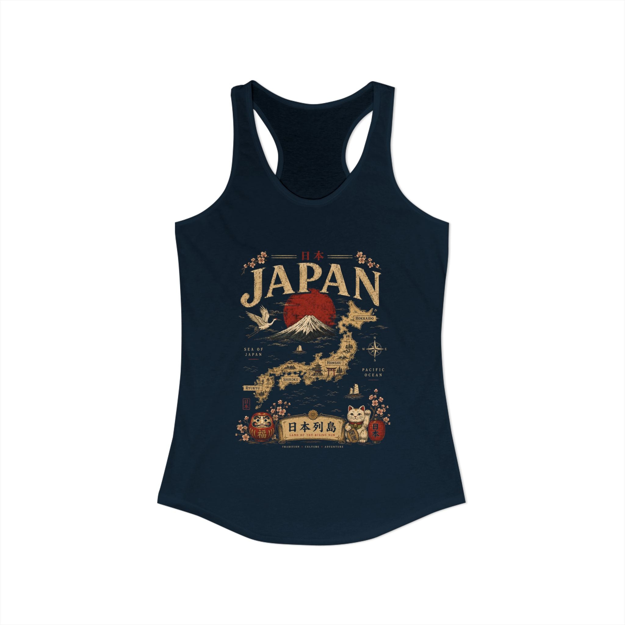 Vintage Japan Racerback Tank — Women's Japan Graphic Tank