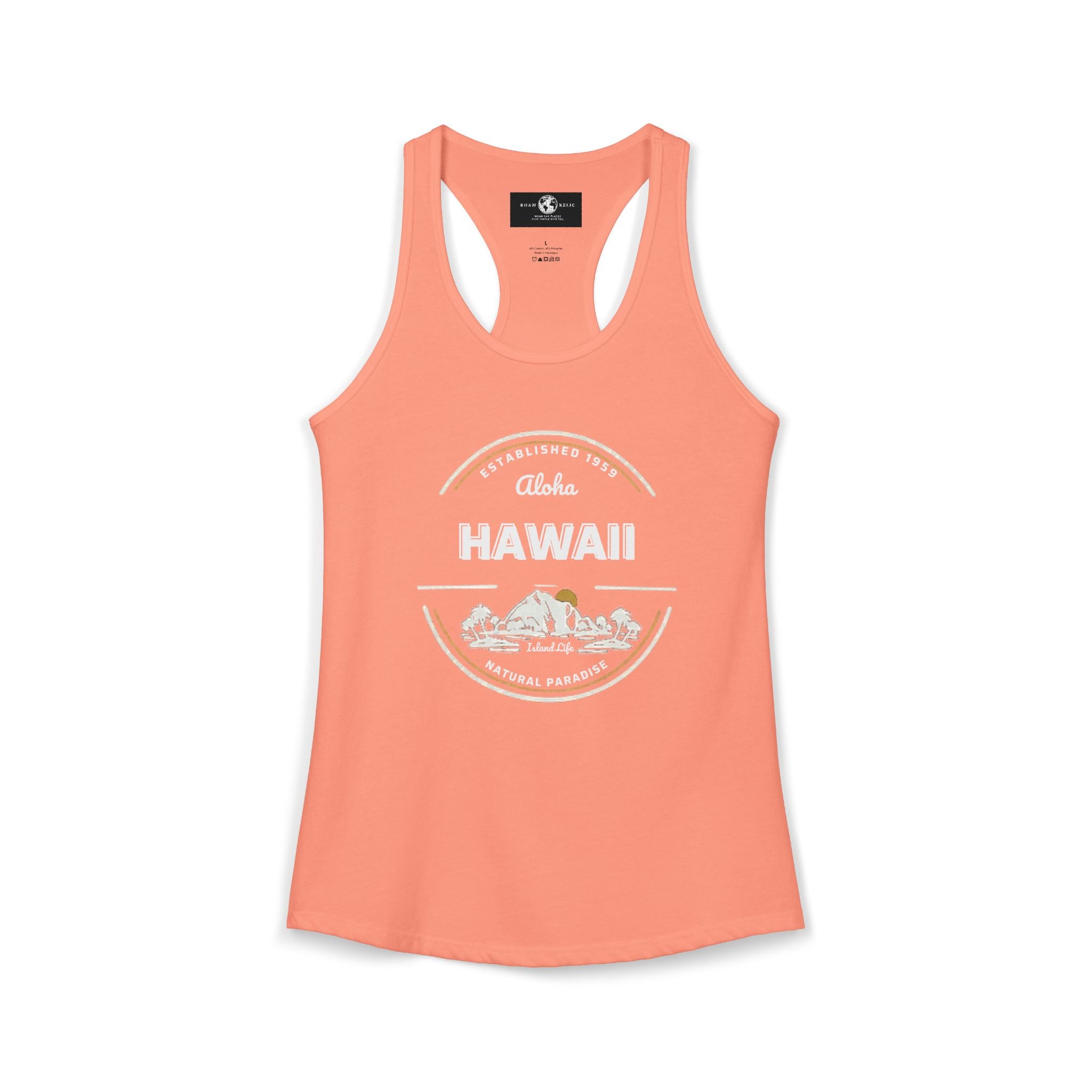 Hawaii Aloha Party Women's Racerback Tank