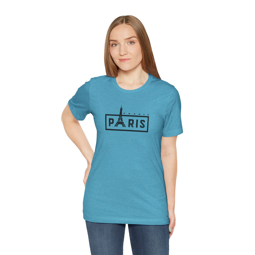 Paris Eiffel Tower Graphic Tee — Vintage Parisian Travel T‑Shirt