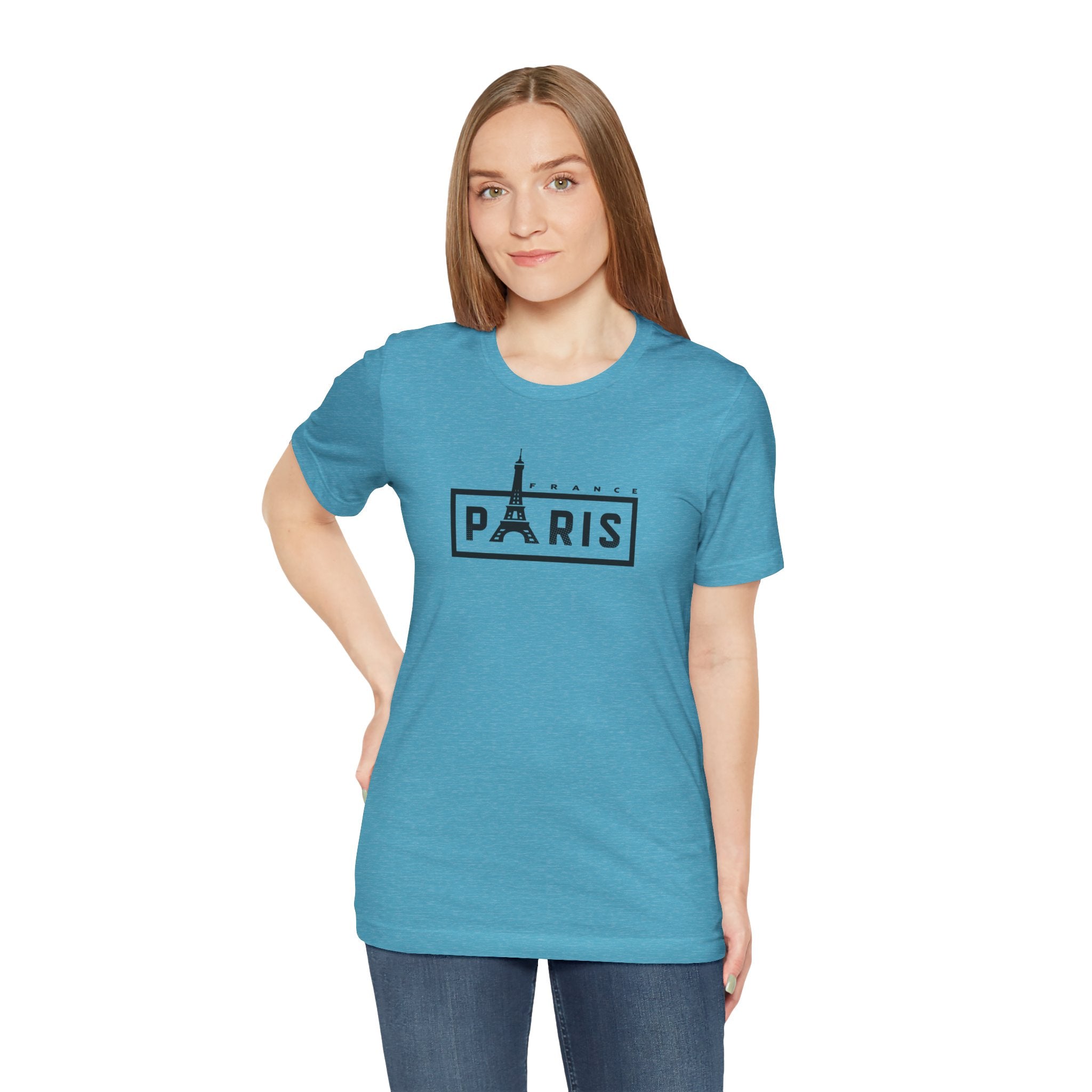 Paris Eiffel Tower Graphic Tee — Vintage Parisian Travel T‑Shirt