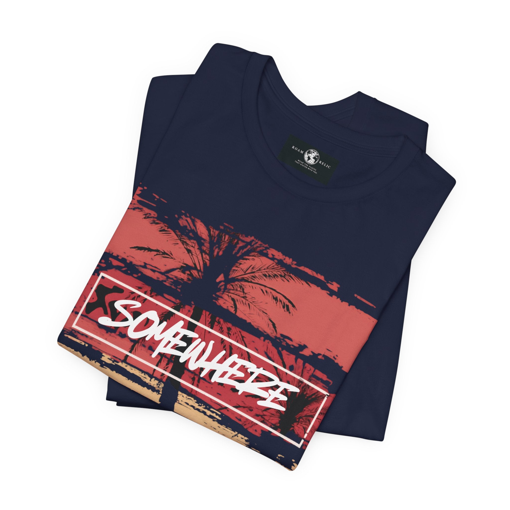 Somewhere Key West Coordinates T-Shirt — 24.5551N 81.7800W