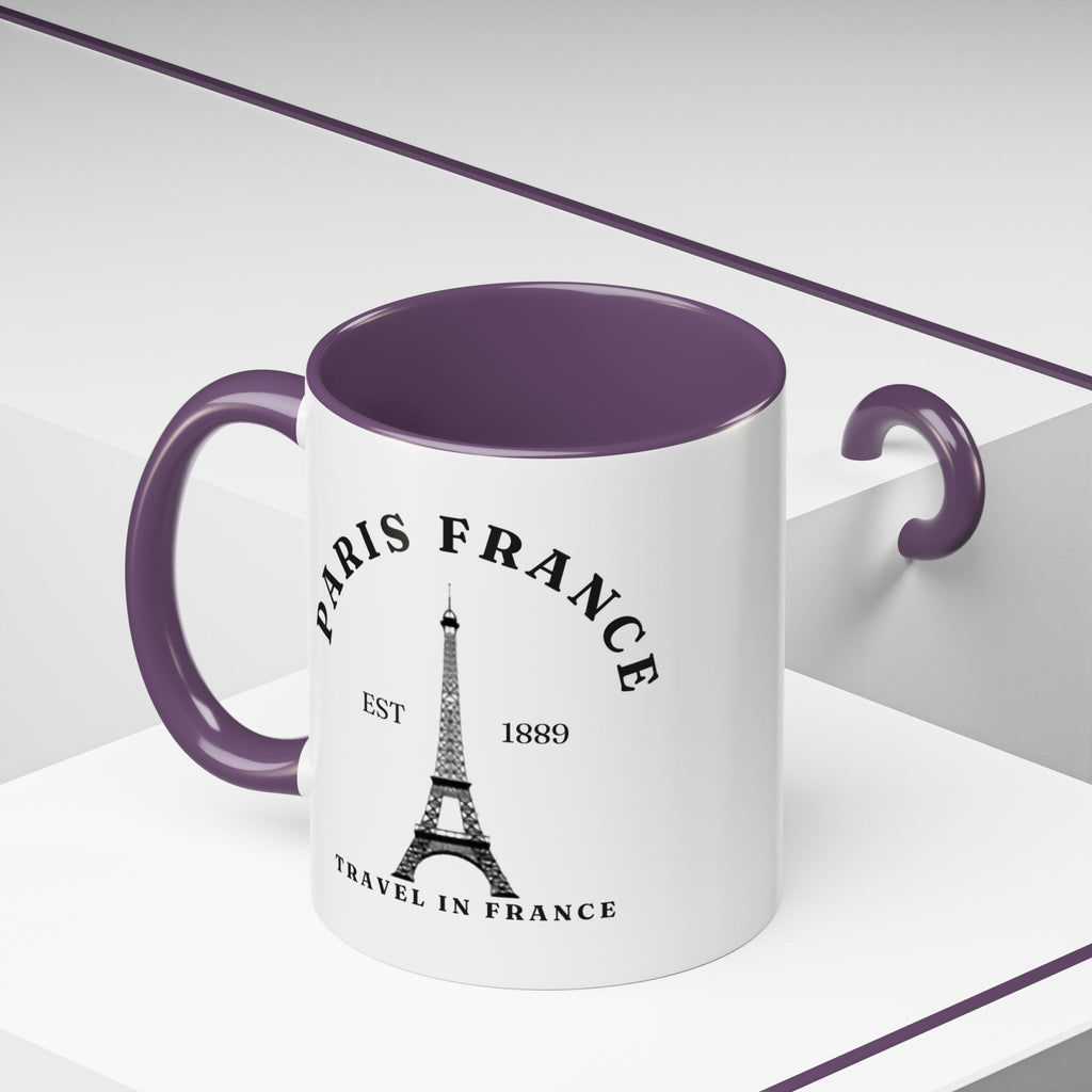 Paris France Eiffel Tower Coffee Mug – Travel Souvenir Accent Mug (11/15oz)