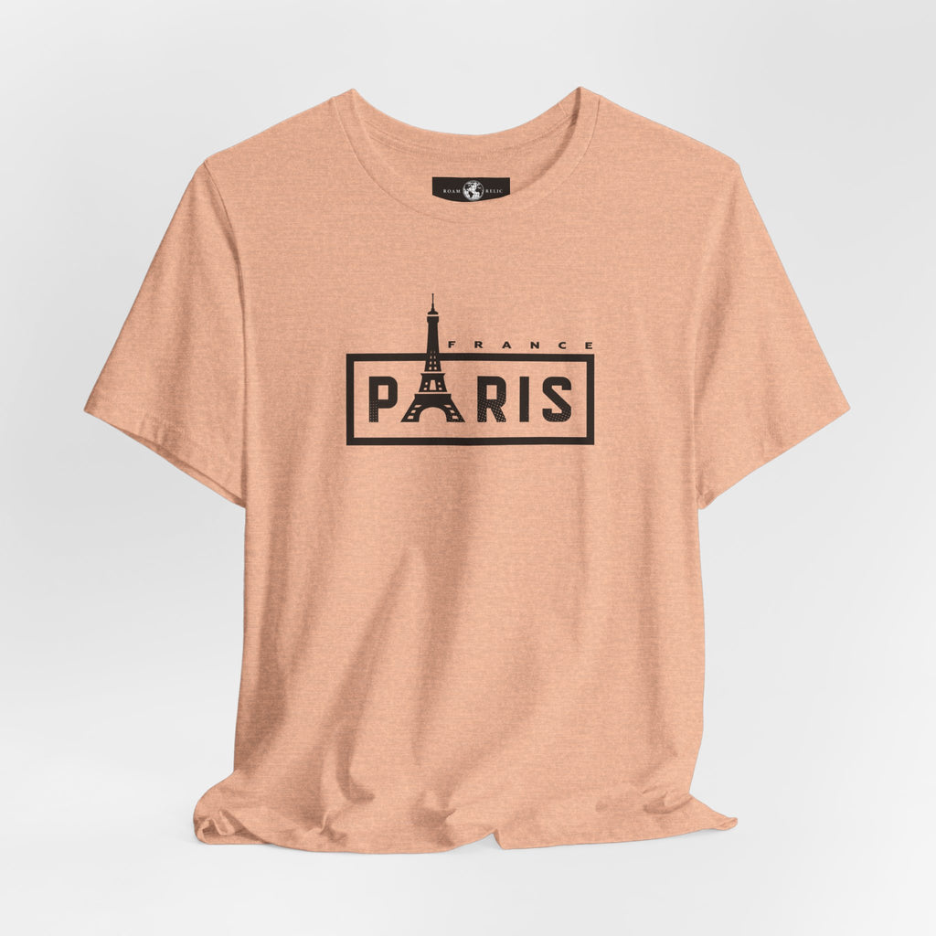Paris Eiffel Tower Graphic Tee — Vintage Parisian Travel T‑Shirt
