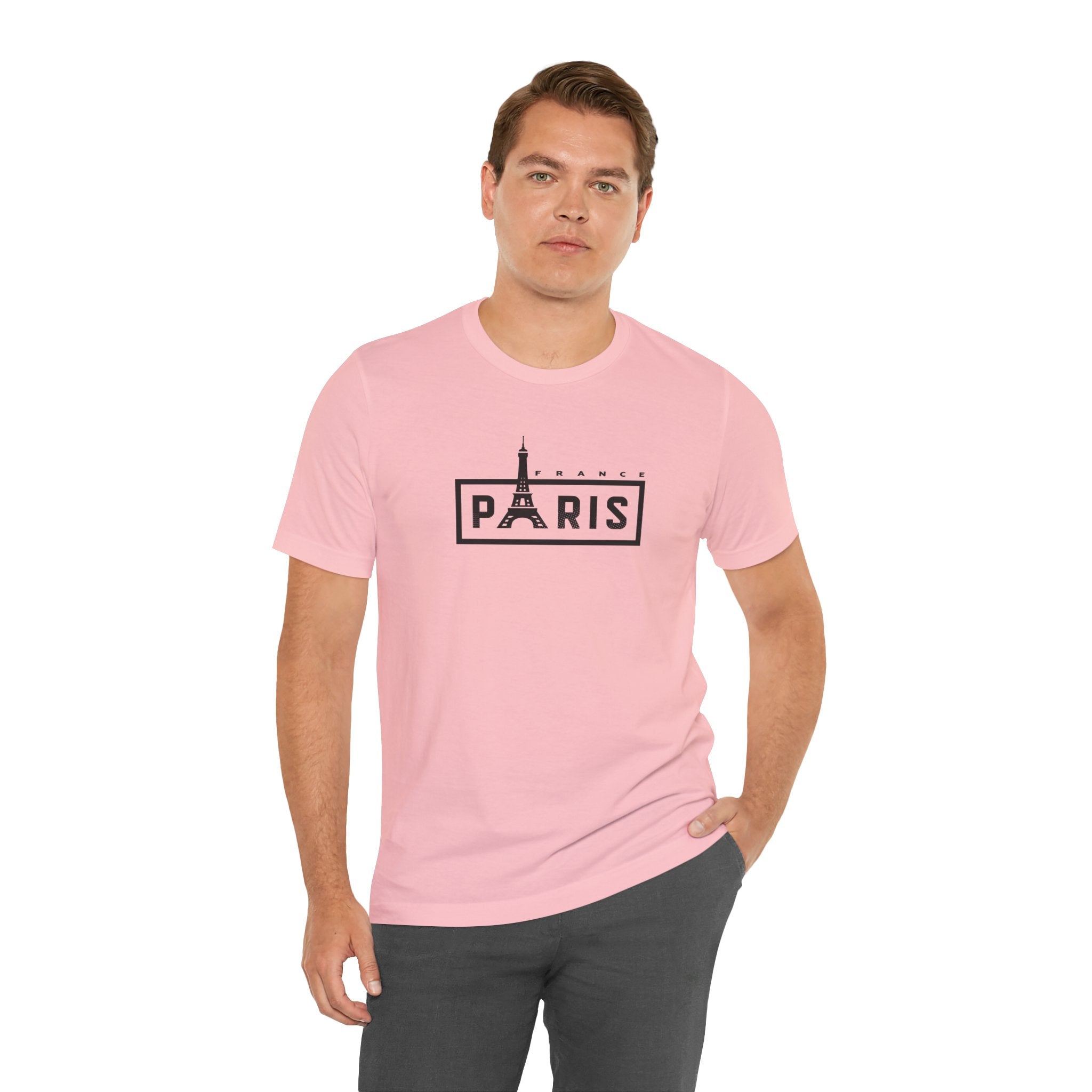 Paris Eiffel Tower Graphic Tee — Vintage Parisian Travel T‑Shirt