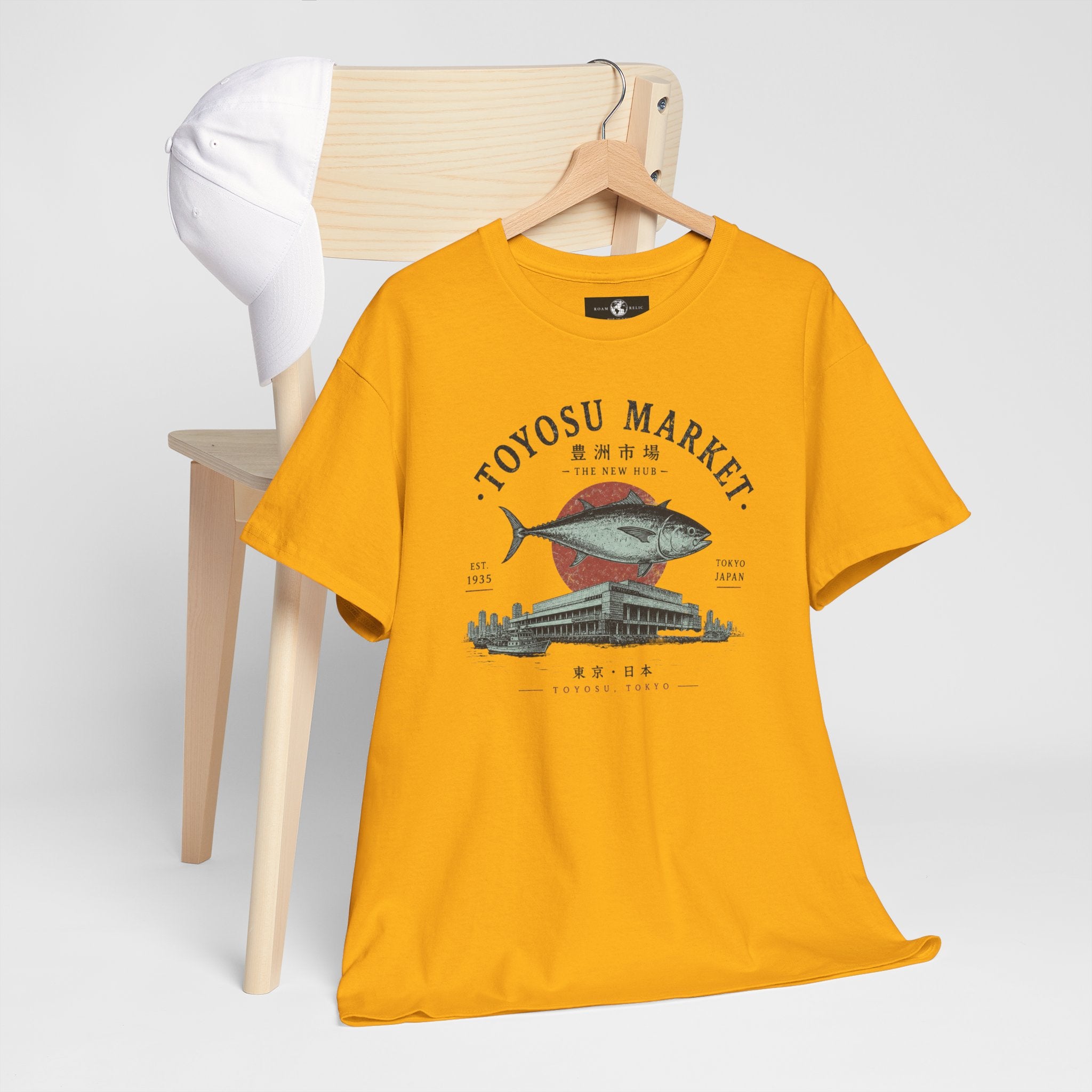 Toyosu Market Tuna Tee — Japanese Fish Market Graphic T-Shirt