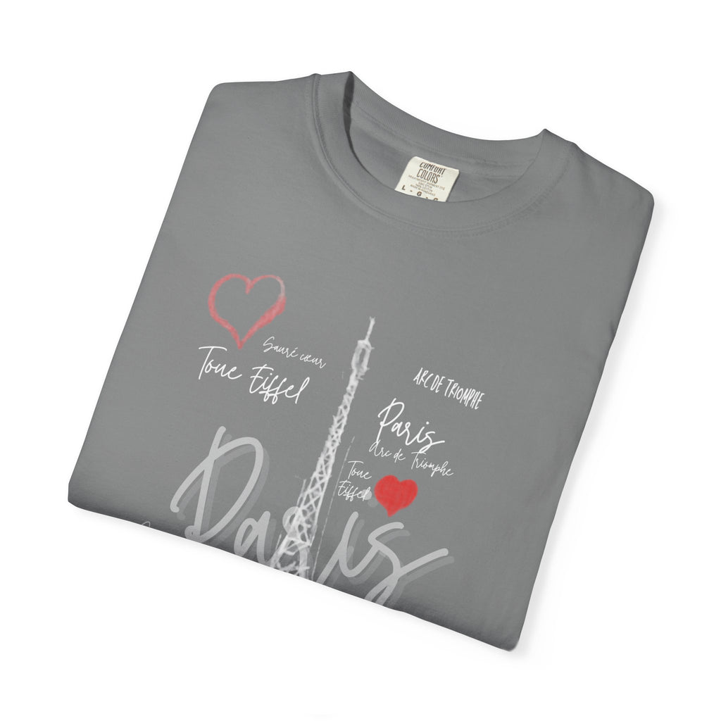 Paris Eiffel Tower T-Shirt — Romantic Heart Travel Tee