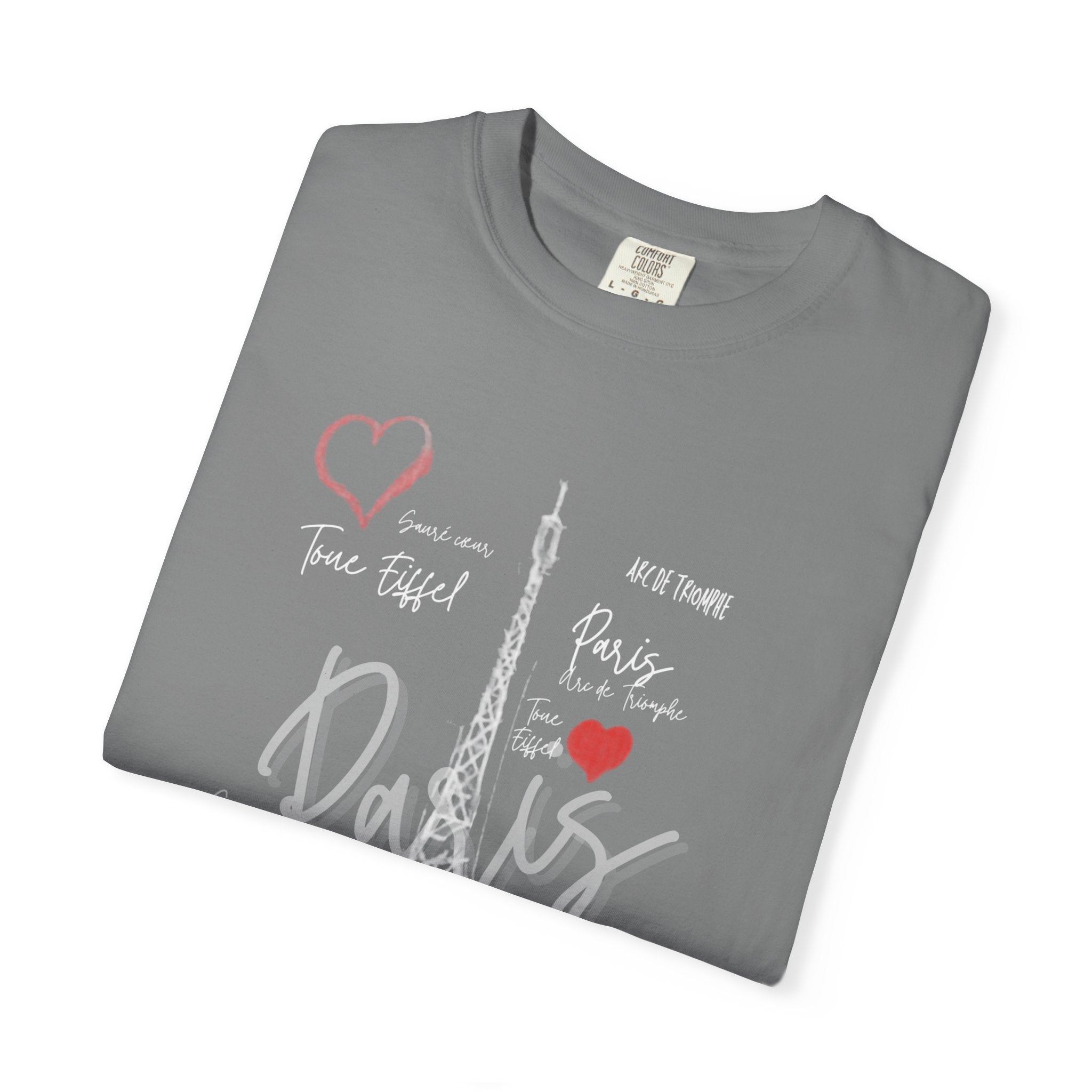 Paris Eiffel Tower T-Shirt — Romantic Heart Travel Tee