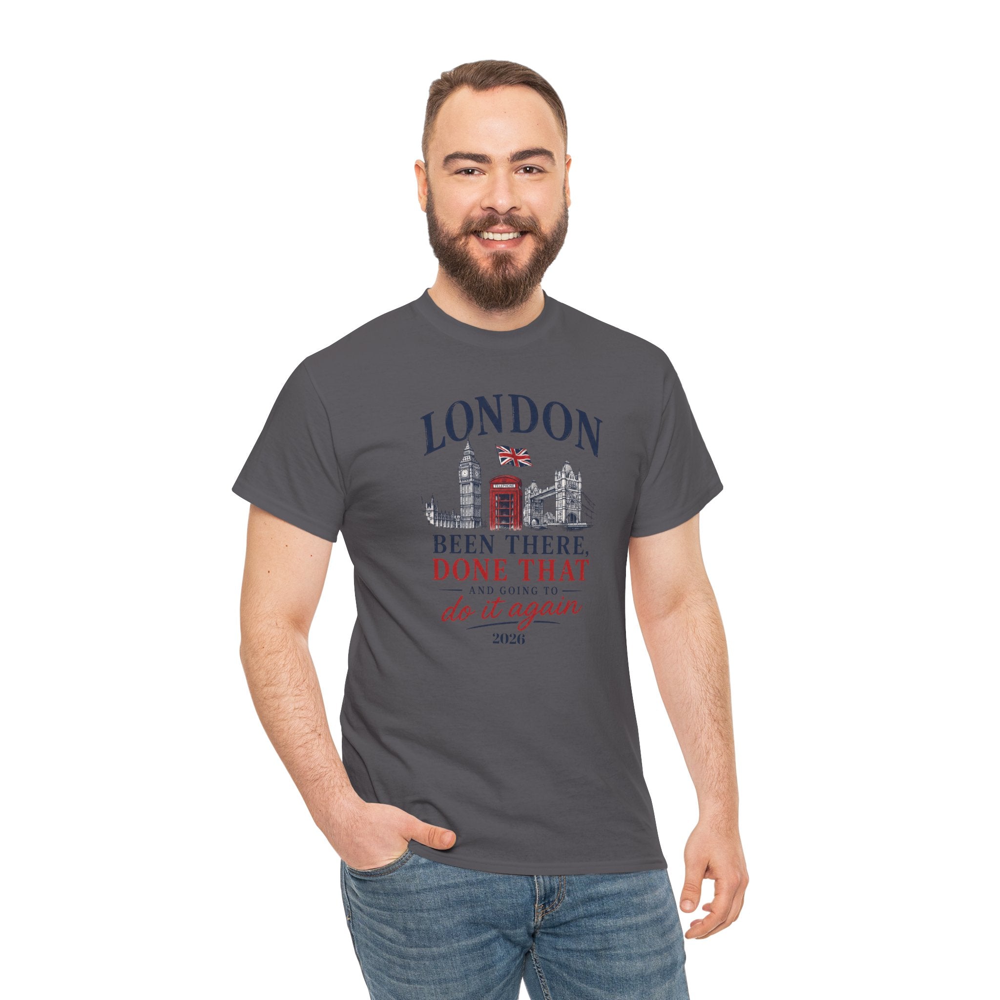 Funny London "Been There, Done That" Travel Souvenir Tee — Personalizion available