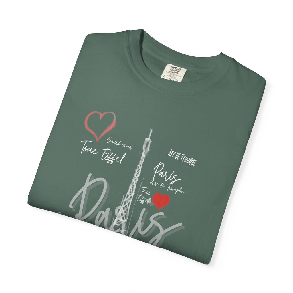 Paris Eiffel Tower T-Shirt — Romantic Heart Travel Tee