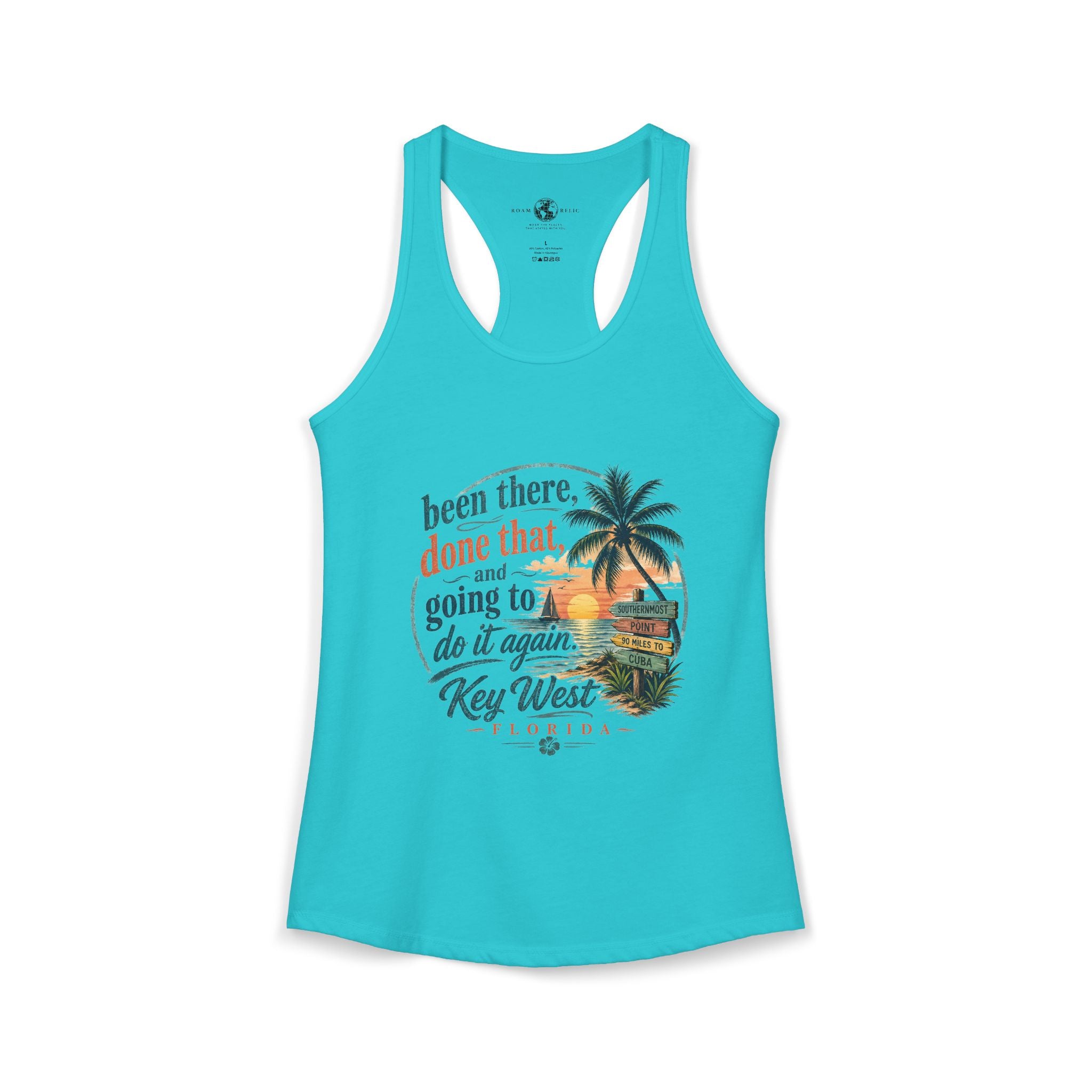 Key West "Been There, Done That" Women's Racerback Tank