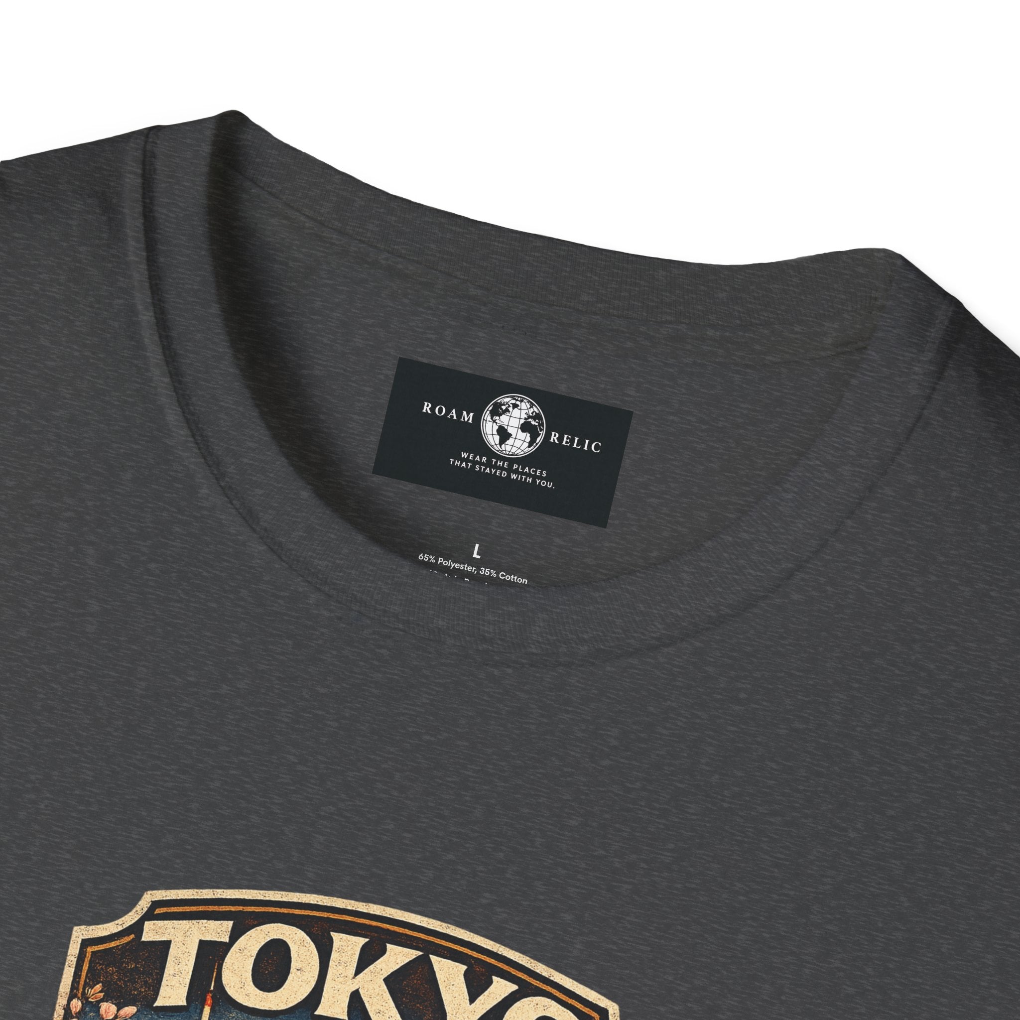 Tokyo Japan Vintage Badge T-Shirt — Mt. Fuji & Pagoda Travel Souvenir Tee