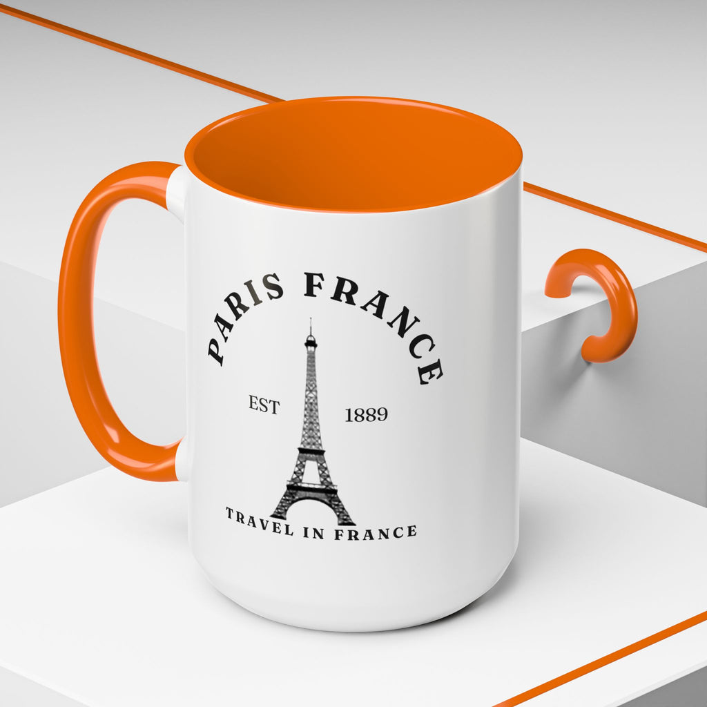 Paris France Eiffel Tower Coffee Mug – Travel Souvenir Accent Mug (11/15oz)