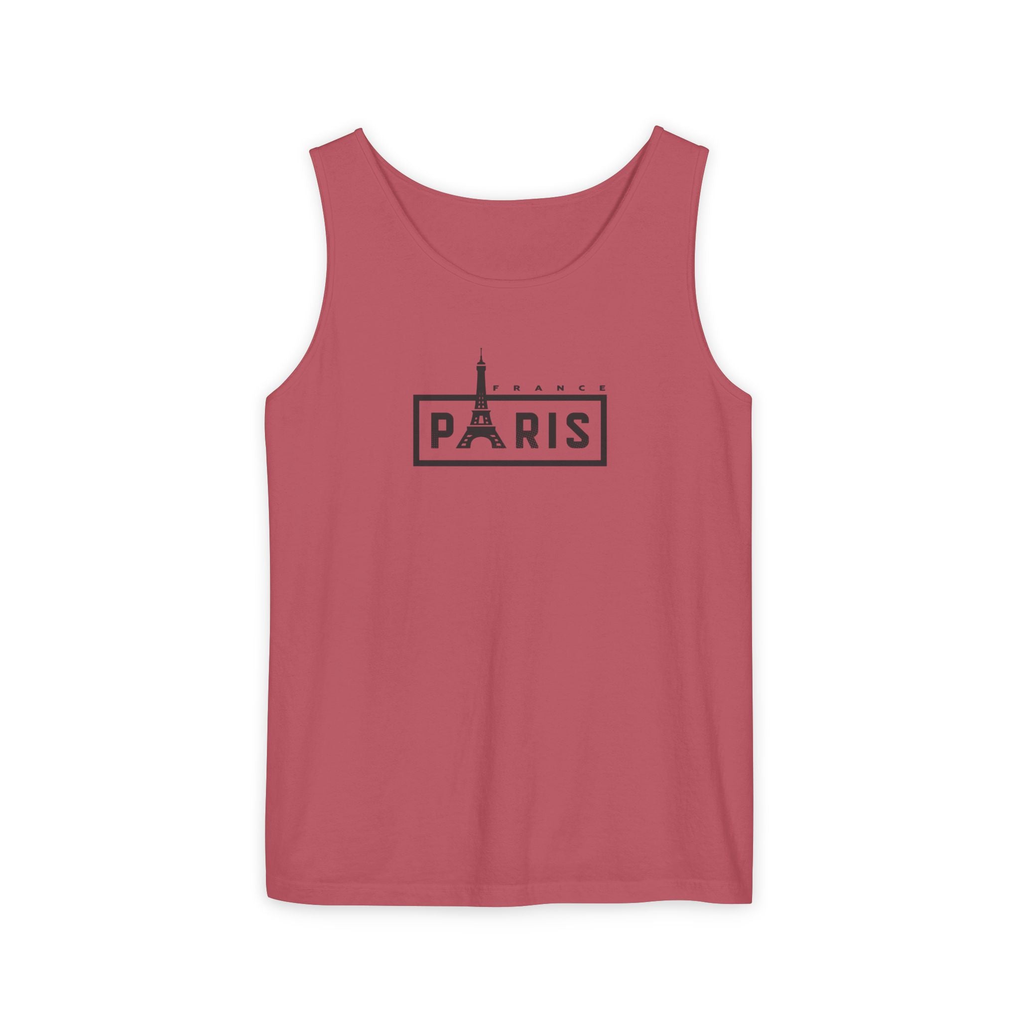 Paris Eiffel Tower Vintage Travel Tank Top — Retro French Graphic Tank