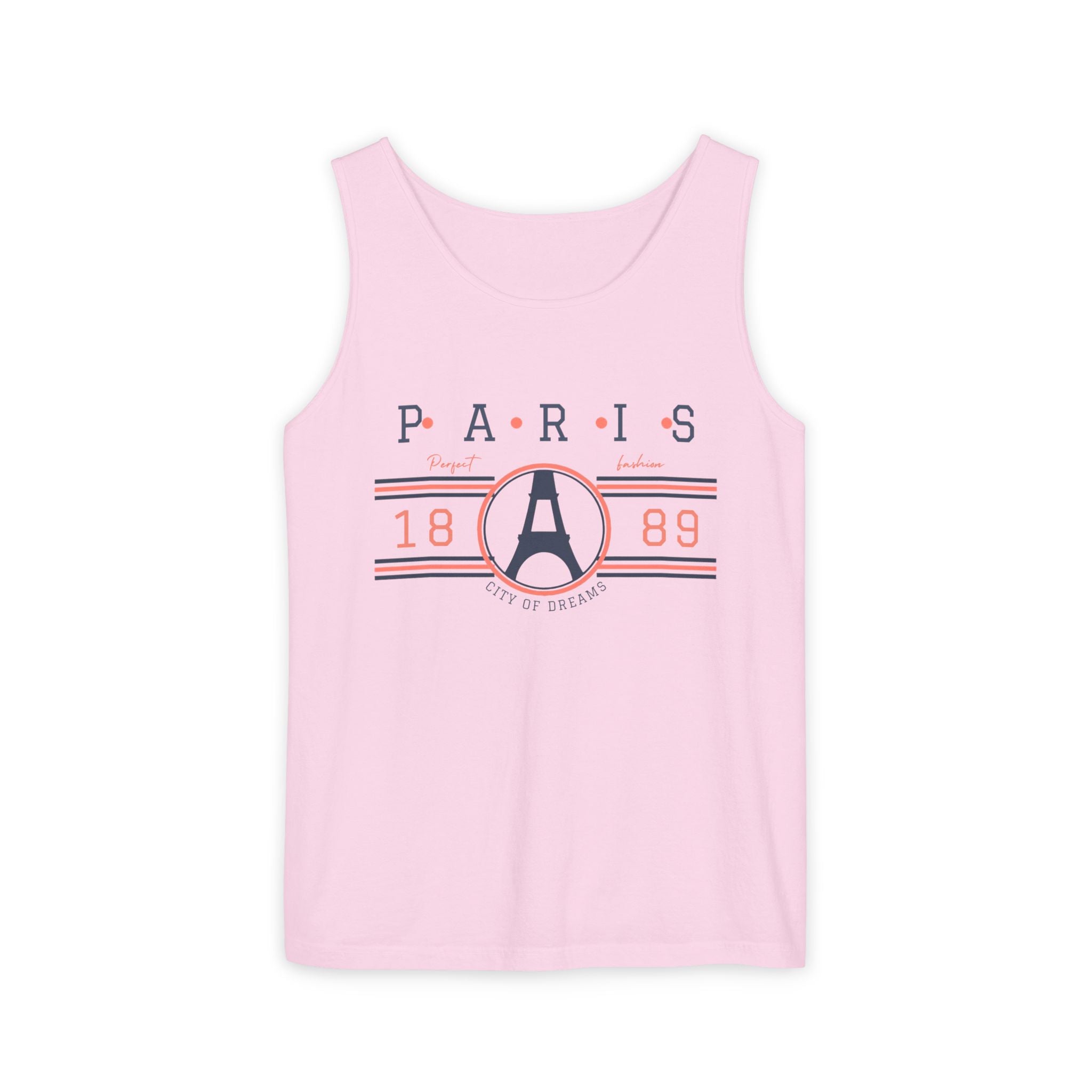 Paris 1889 Eiffel Tower Tank Top — Vintage French Travel Graphic Tank