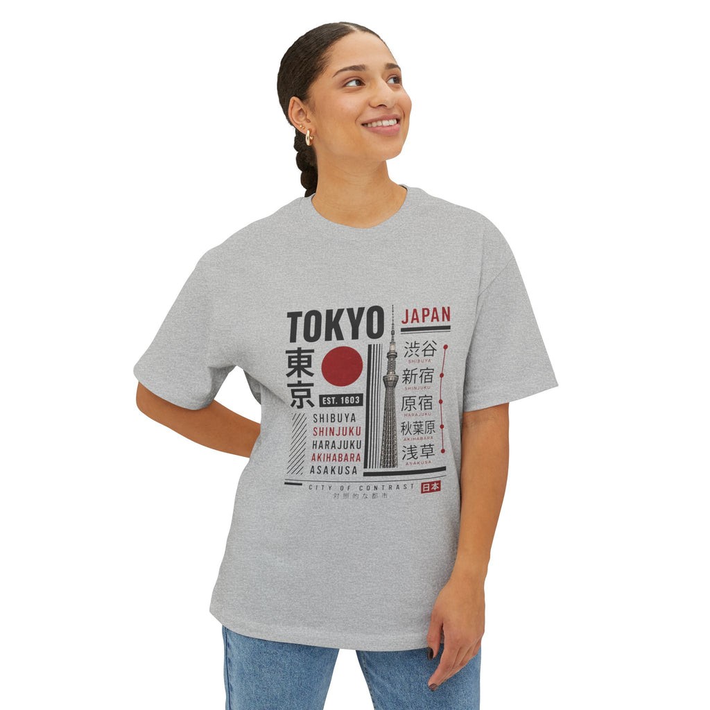 Tokyo Japan Graphic Tee — Skyline & Kanji Travel T‑Shirt