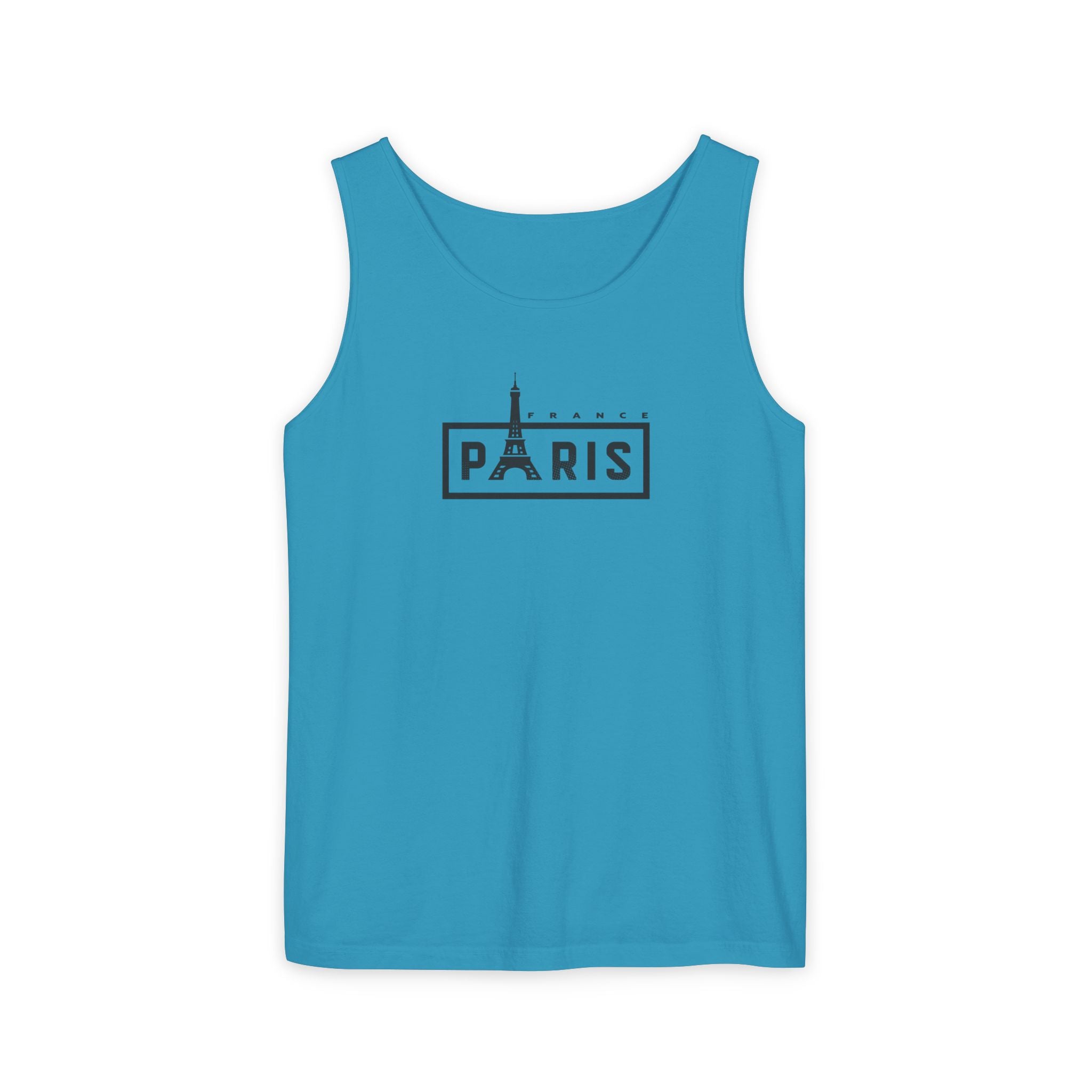 Paris Eiffel Tower Vintage Travel Tank Top — Retro French Graphic Tank