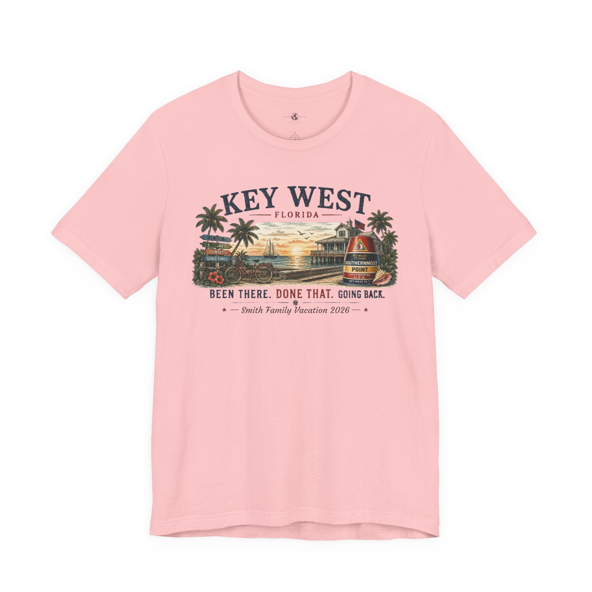 Key West Family Vacation T-Shirt — Custom Family Trip Tee