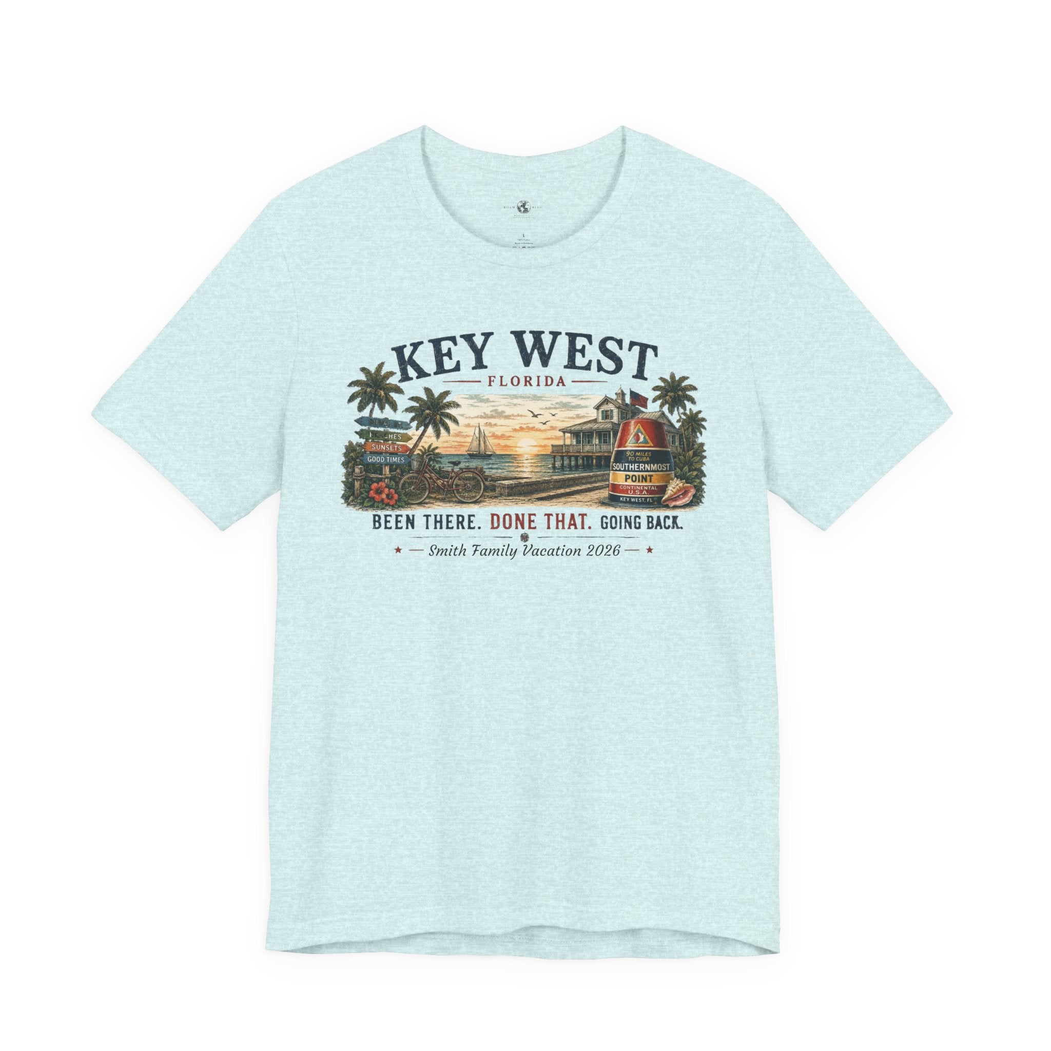 Key West Family Vacation T-Shirt — Custom Family Trip Tee