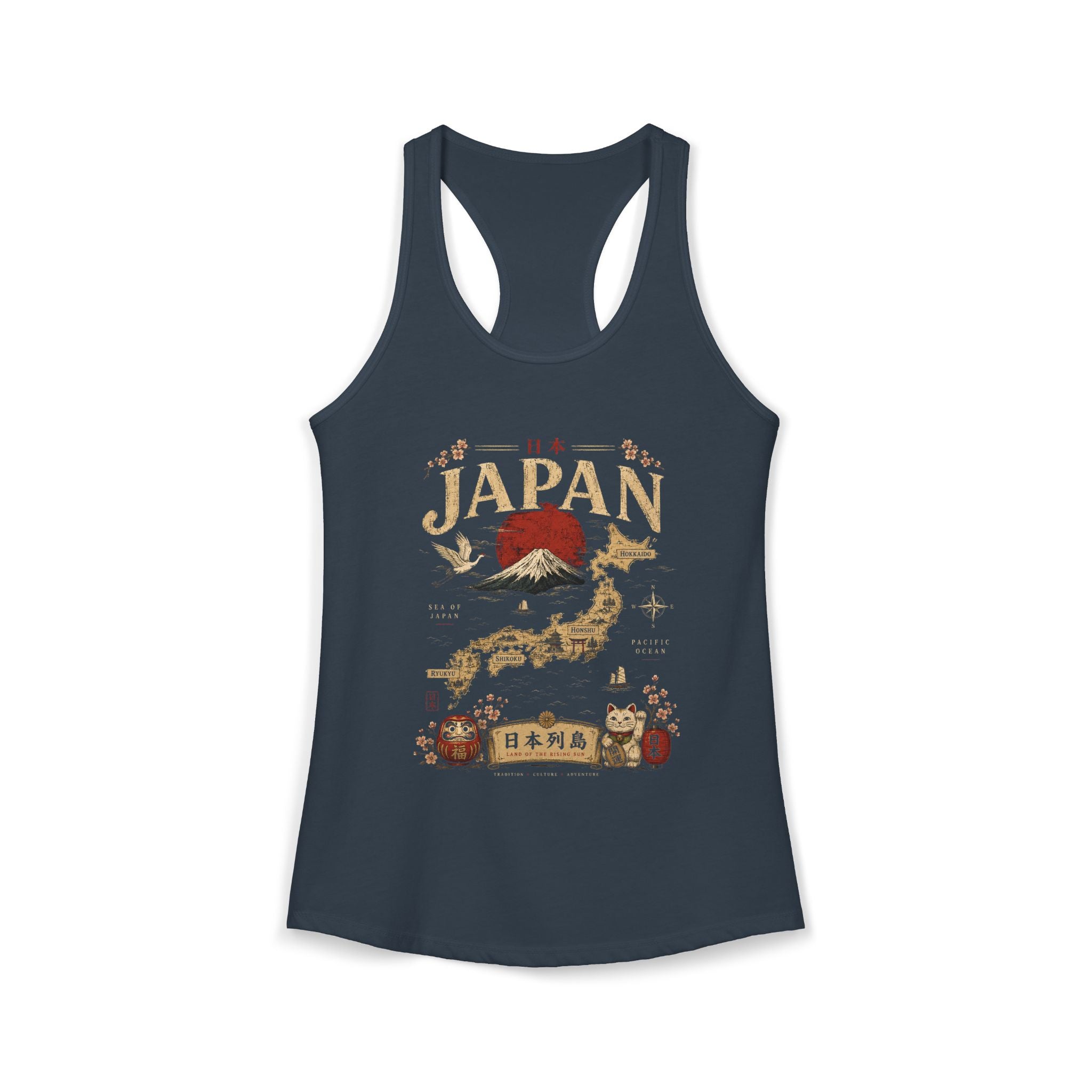 Vintage Japan Racerback Tank — Women's Japan Graphic Tank