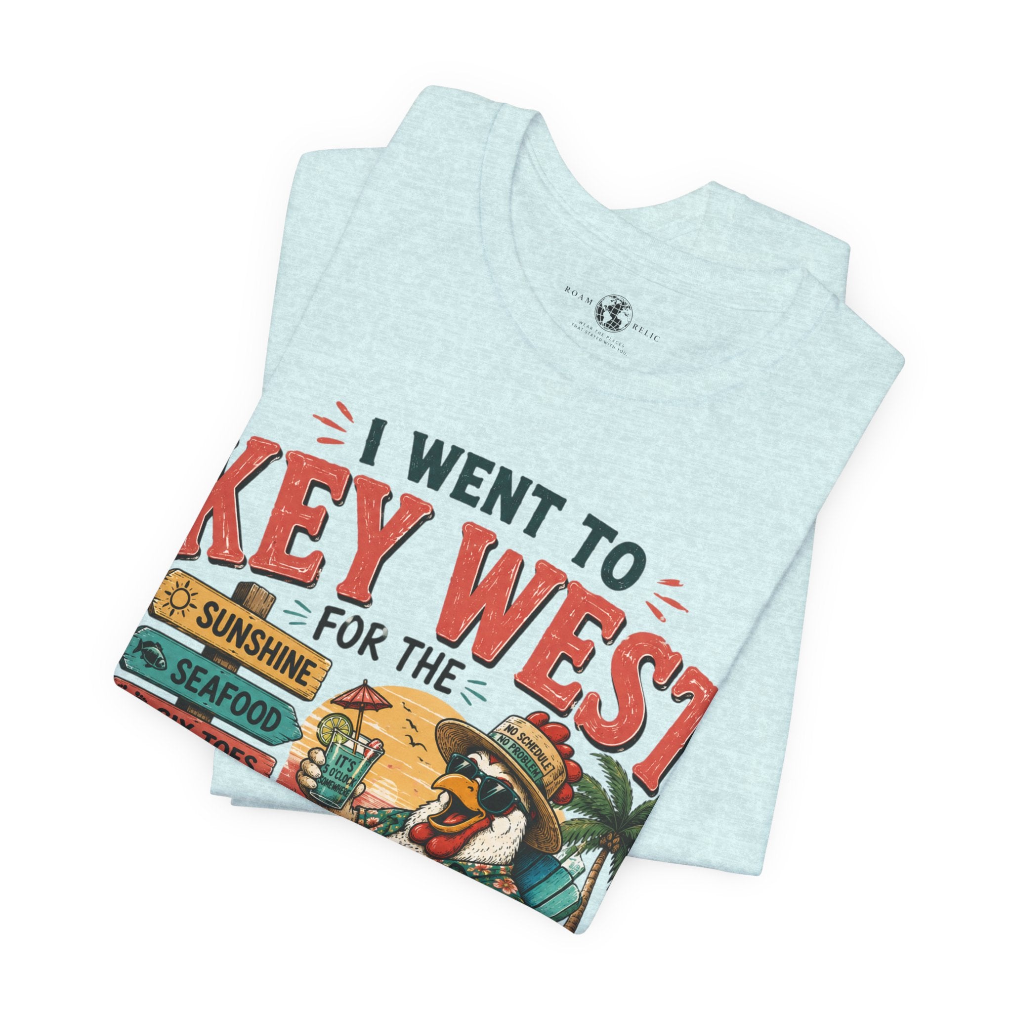 Key West Vacation T‑Shirt — "I Went to Key West for the Sunshine, Seafood, Six Toes & Questionable Decisions Were Made"