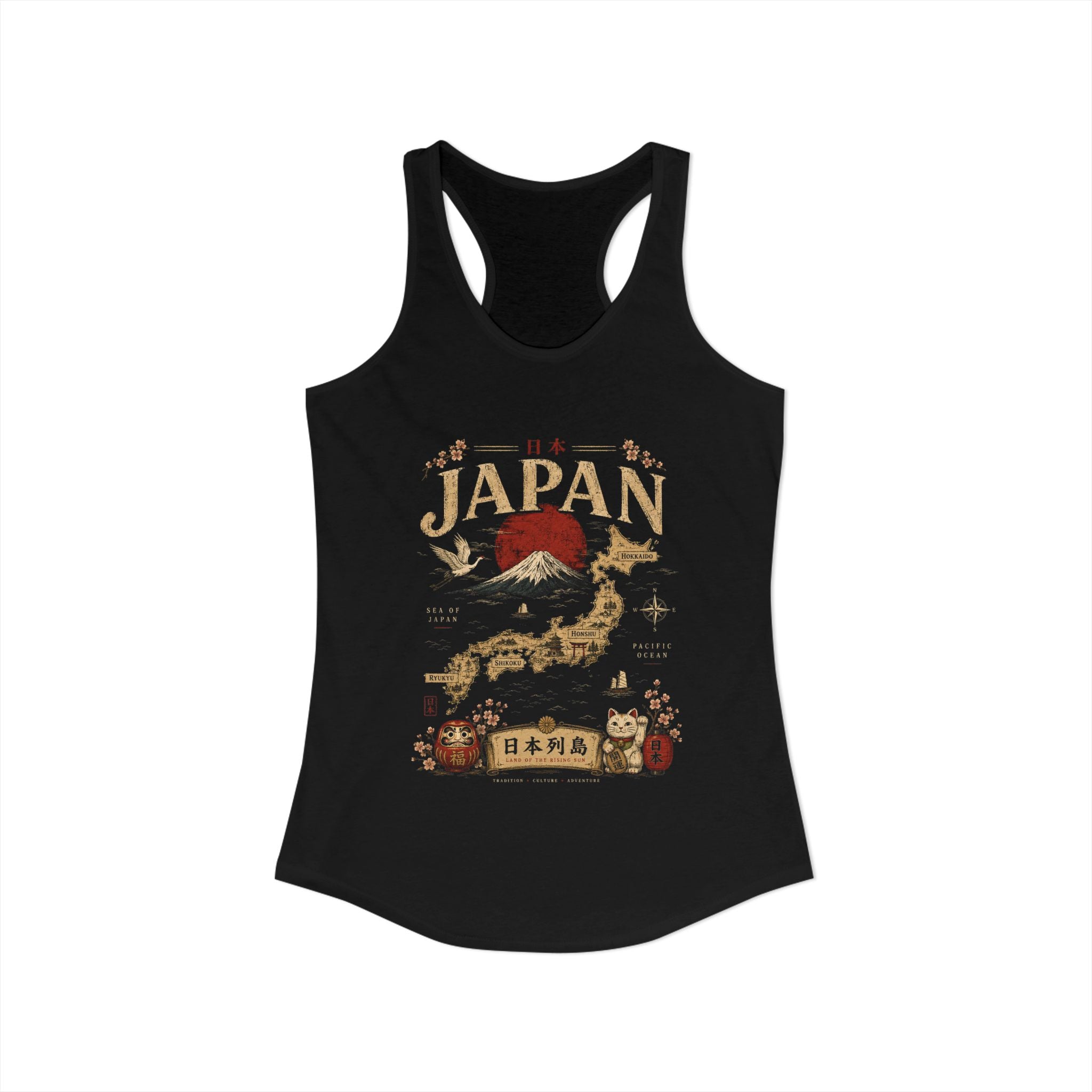 Vintage Japan Racerback Tank — Women's Japan Graphic Tank