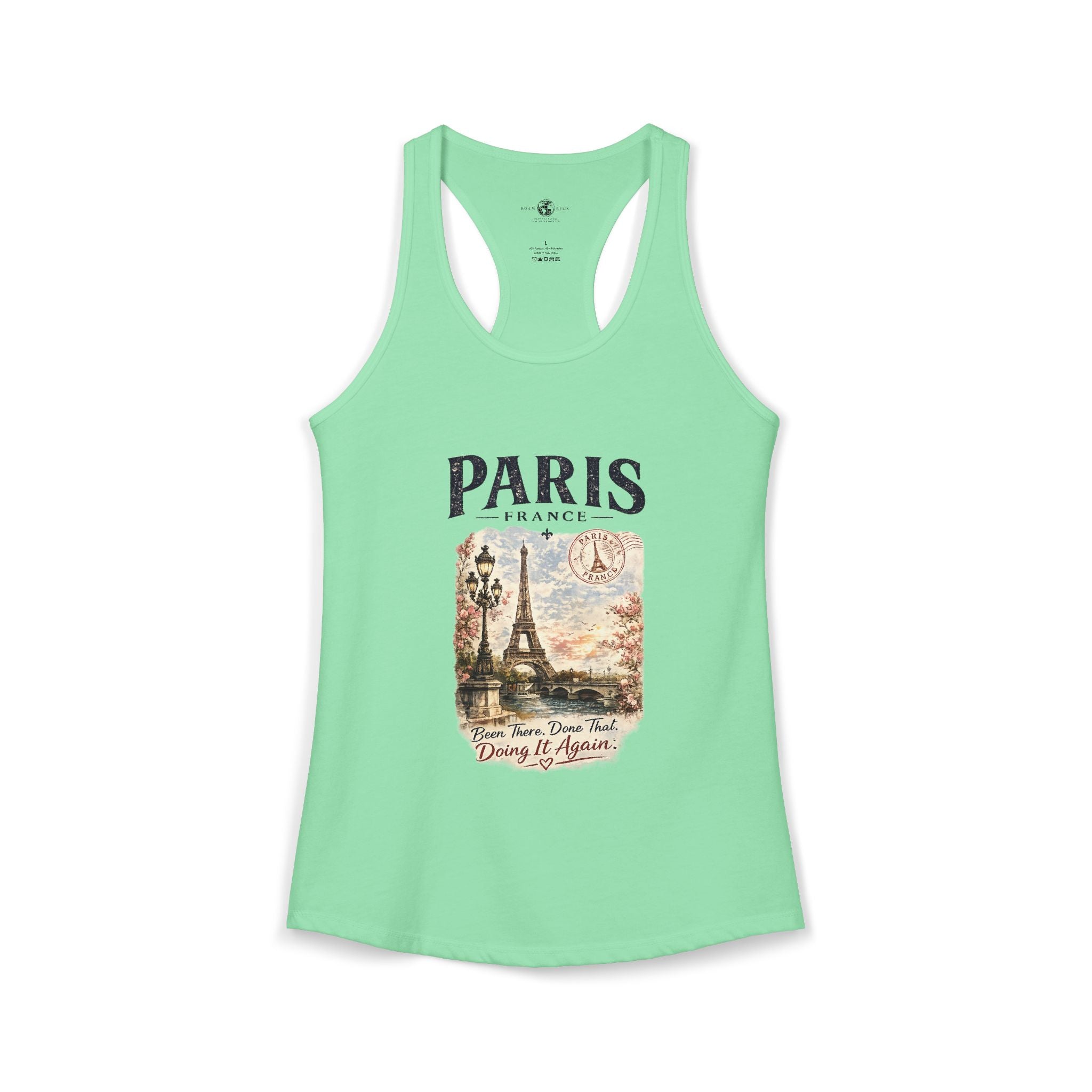 Paris "Been There Done That" Racerback Tank