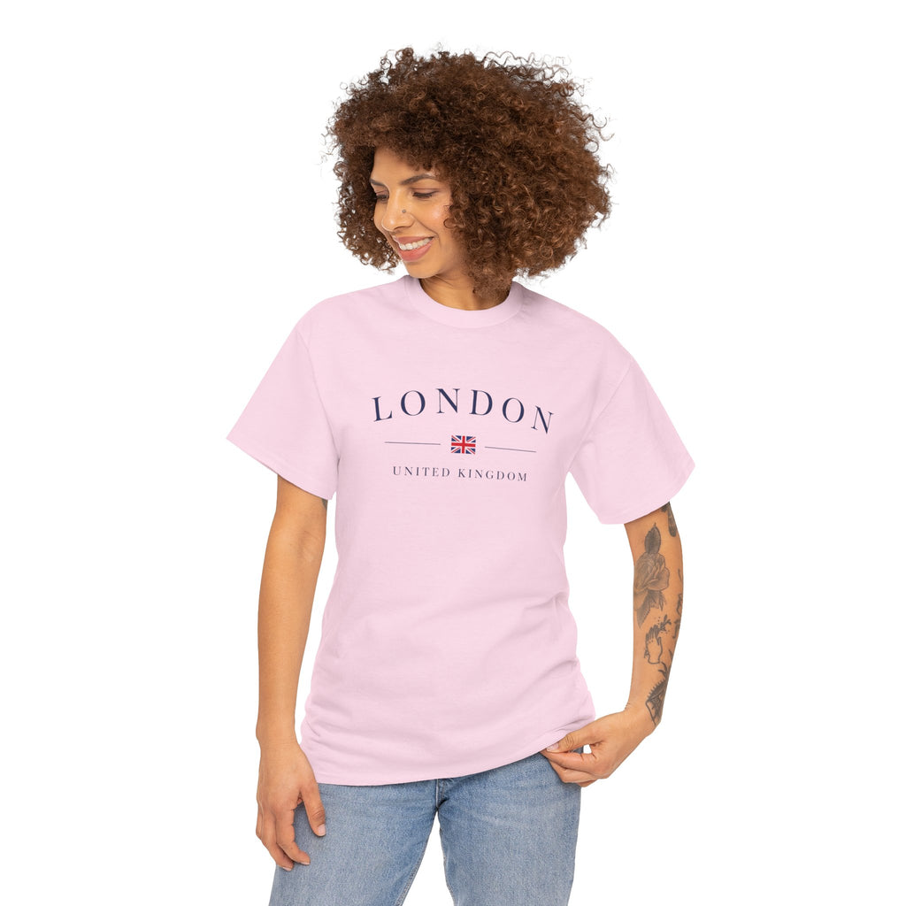 London Tee — Classic UK Flag Graphic Cotton T-Shirt