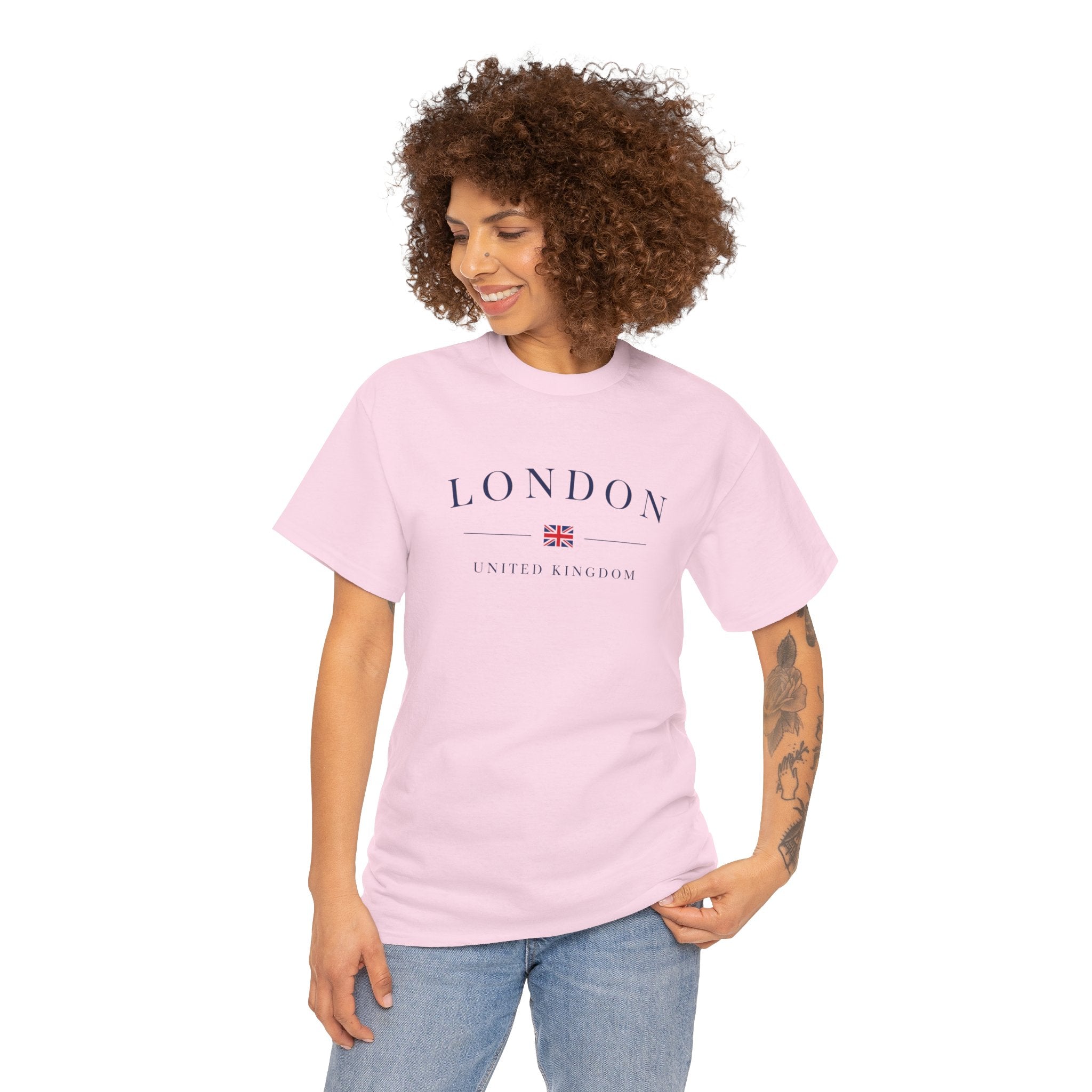 London Tee — Classic UK Flag Graphic Cotton T-Shirt