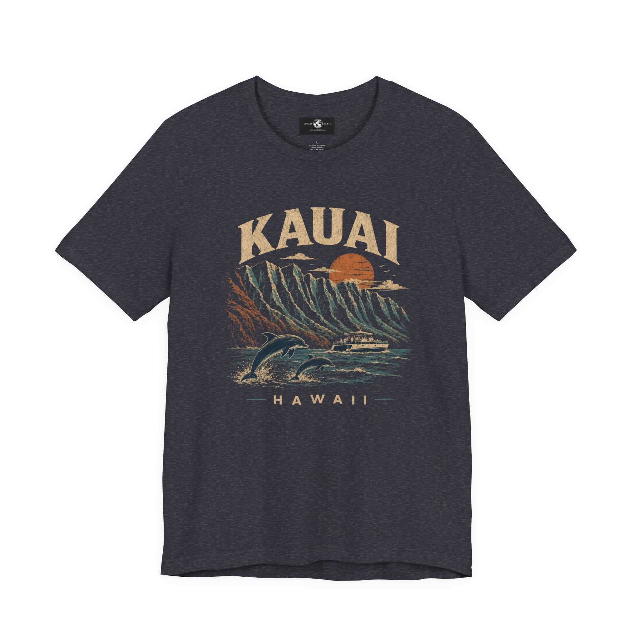 Kauai, Hawaii Boat Tour Tee — Fun Memories Island Souvenir