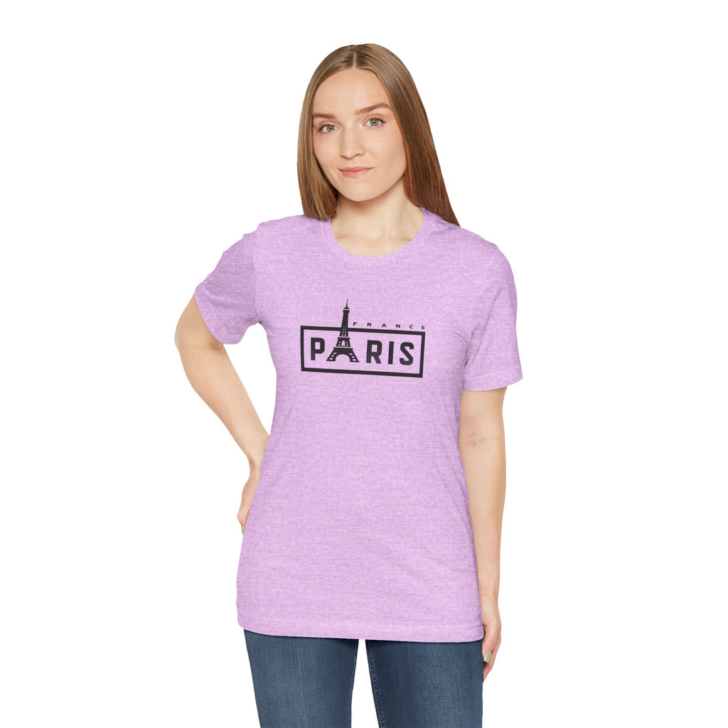 Paris Eiffel Tower Graphic Tee — Vintage Parisian Travel T‑Shirt