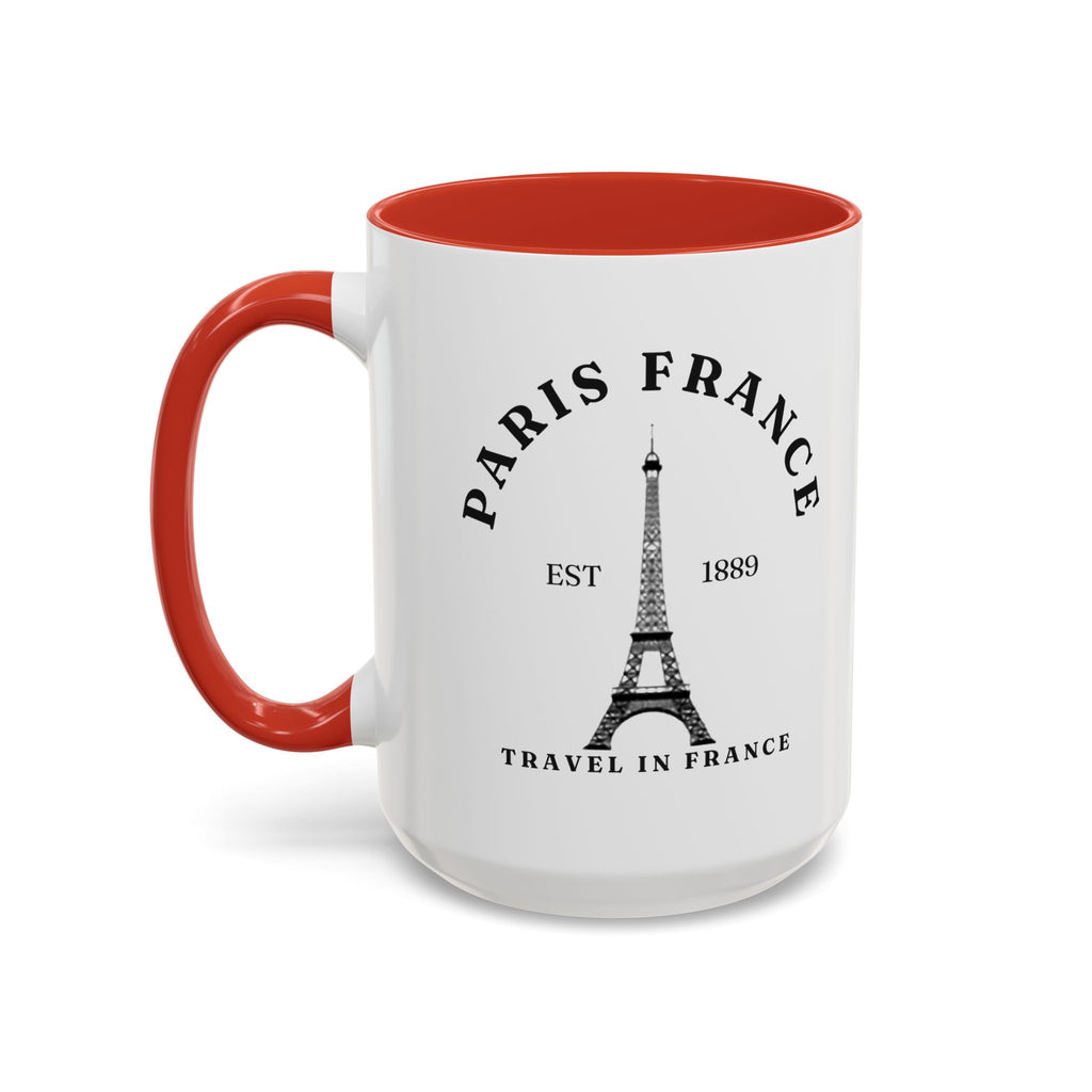 Paris France Eiffel Tower Coffee Mug – Travel Souvenir Accent Mug (11/15oz)