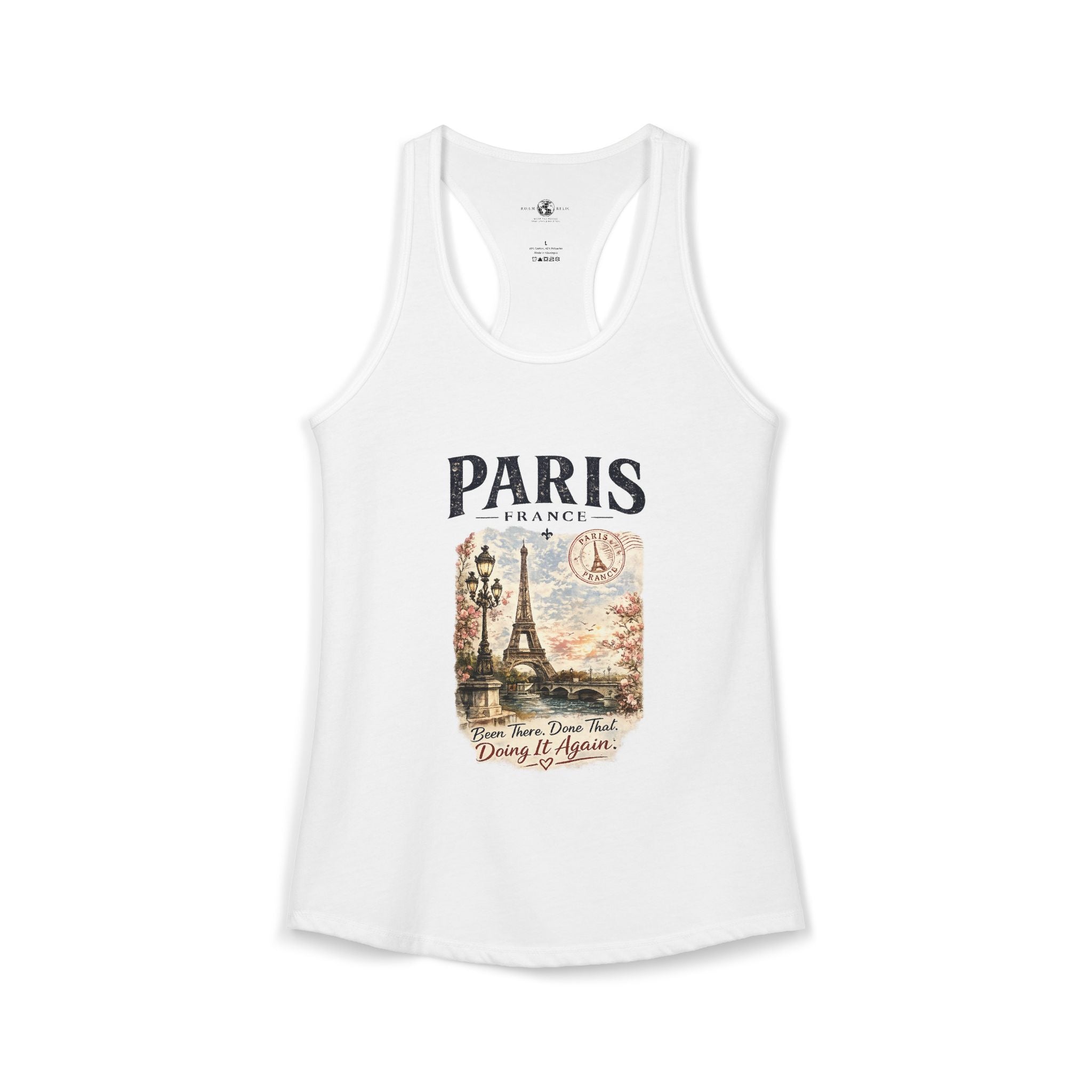 Paris "Been There Done That" Racerback Tank