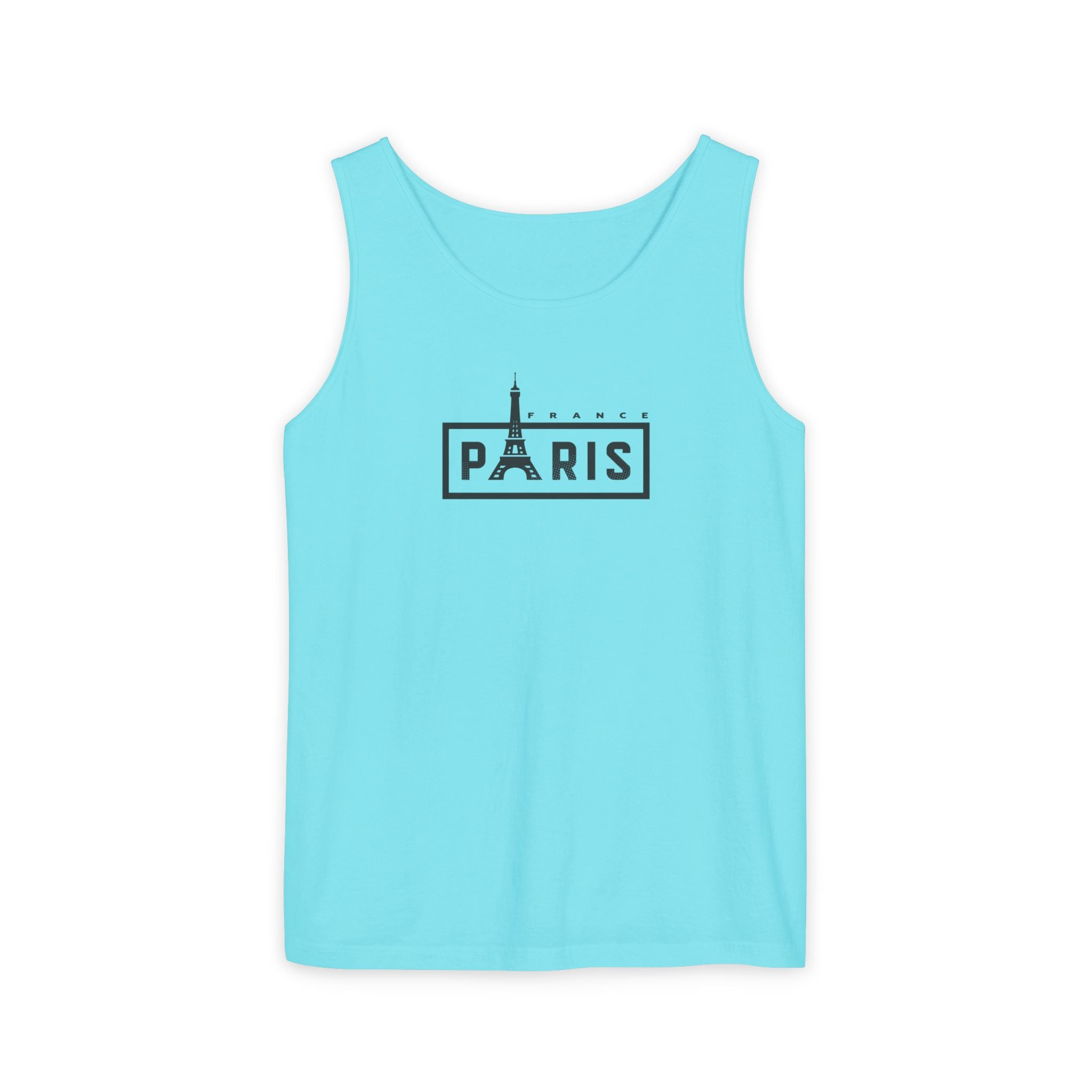 Paris Eiffel Tower Vintage Travel Tank Top — Retro French Graphic Tank