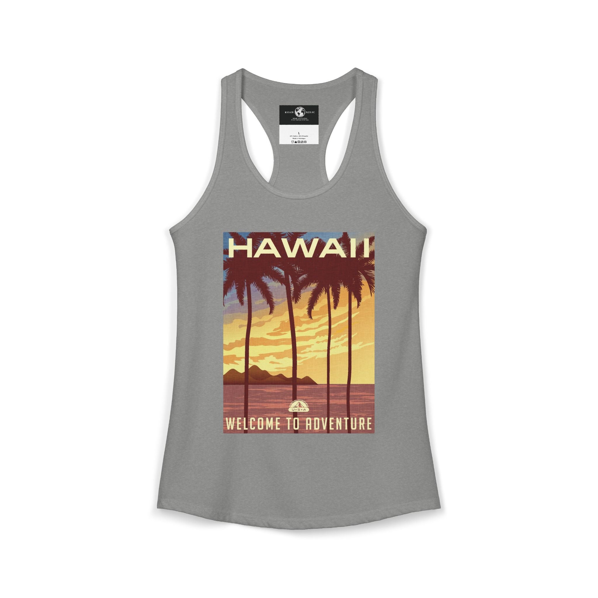Hawaii Adventure Women's Racerback Tank Top