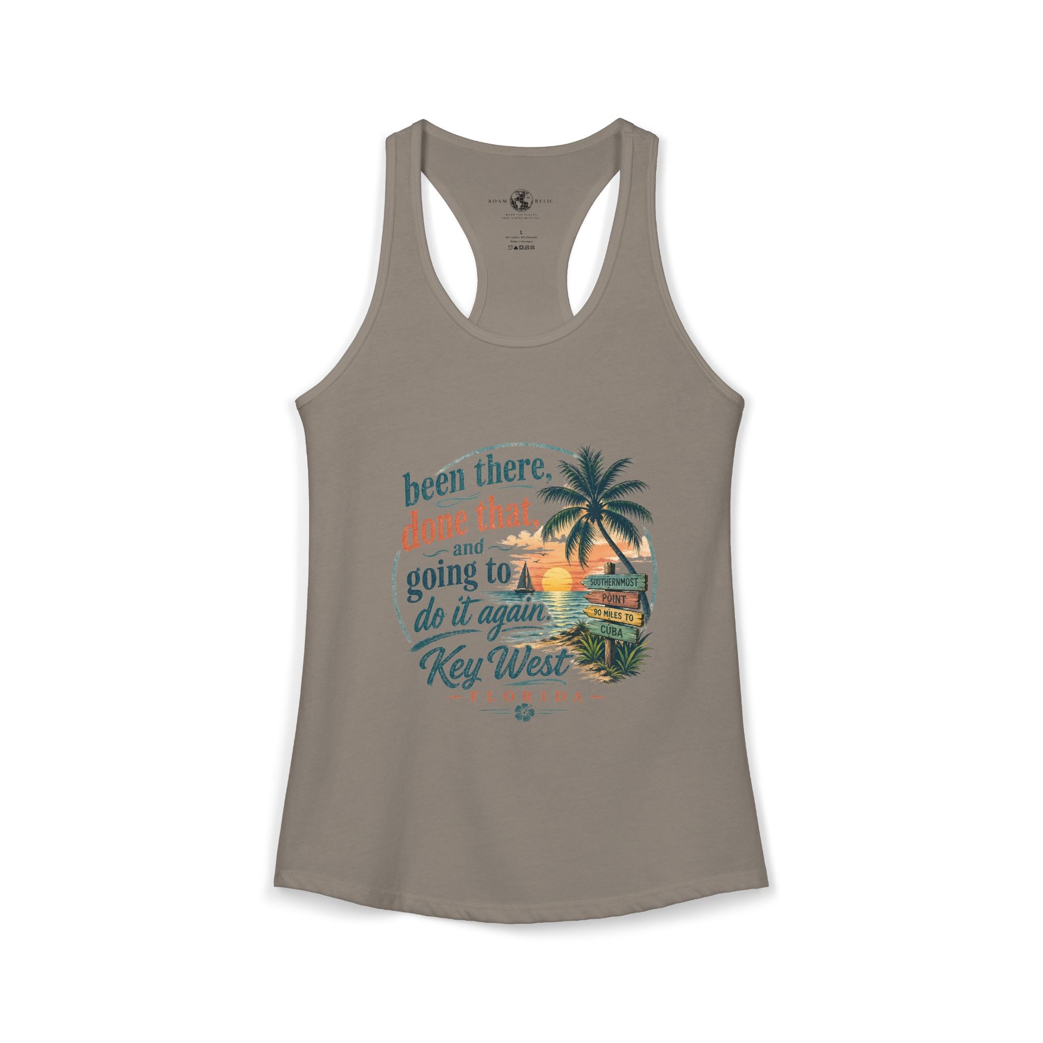 Key West "Been There, Done That" Women's Racerback Tank