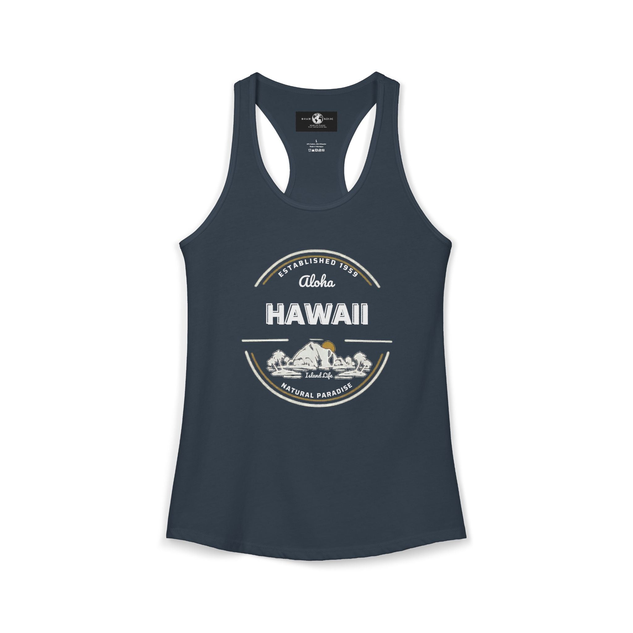 Hawaii Aloha Party Women's Racerback Tank