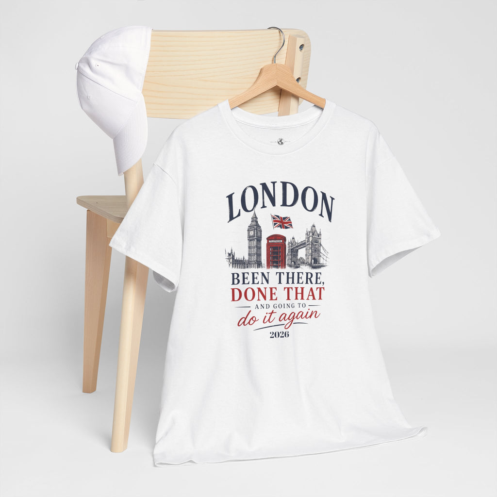 Funny London "Been There, Done That" Travel Souvenir Tee — Personalizion available