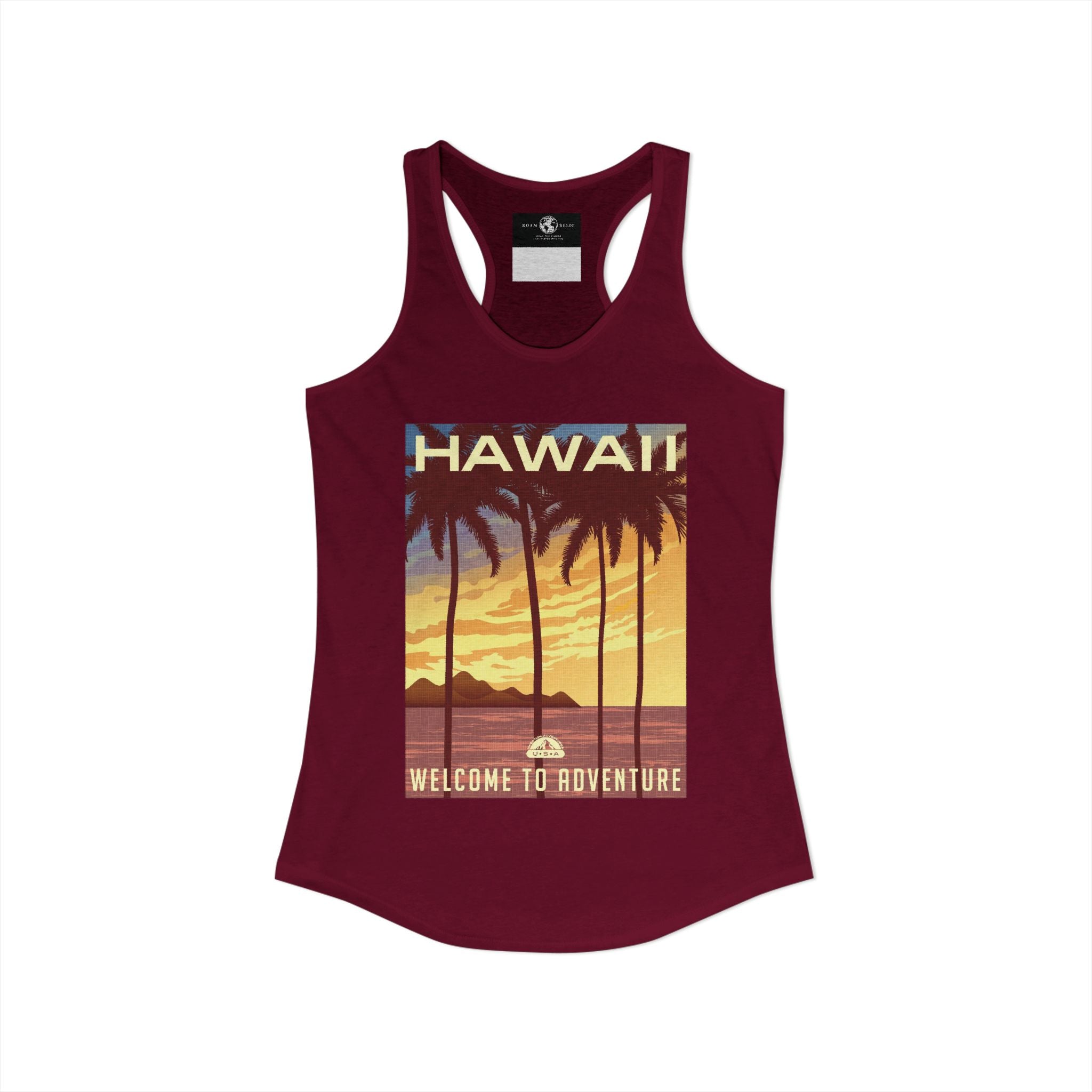 Hawaii Adventure Women's Racerback Tank Top