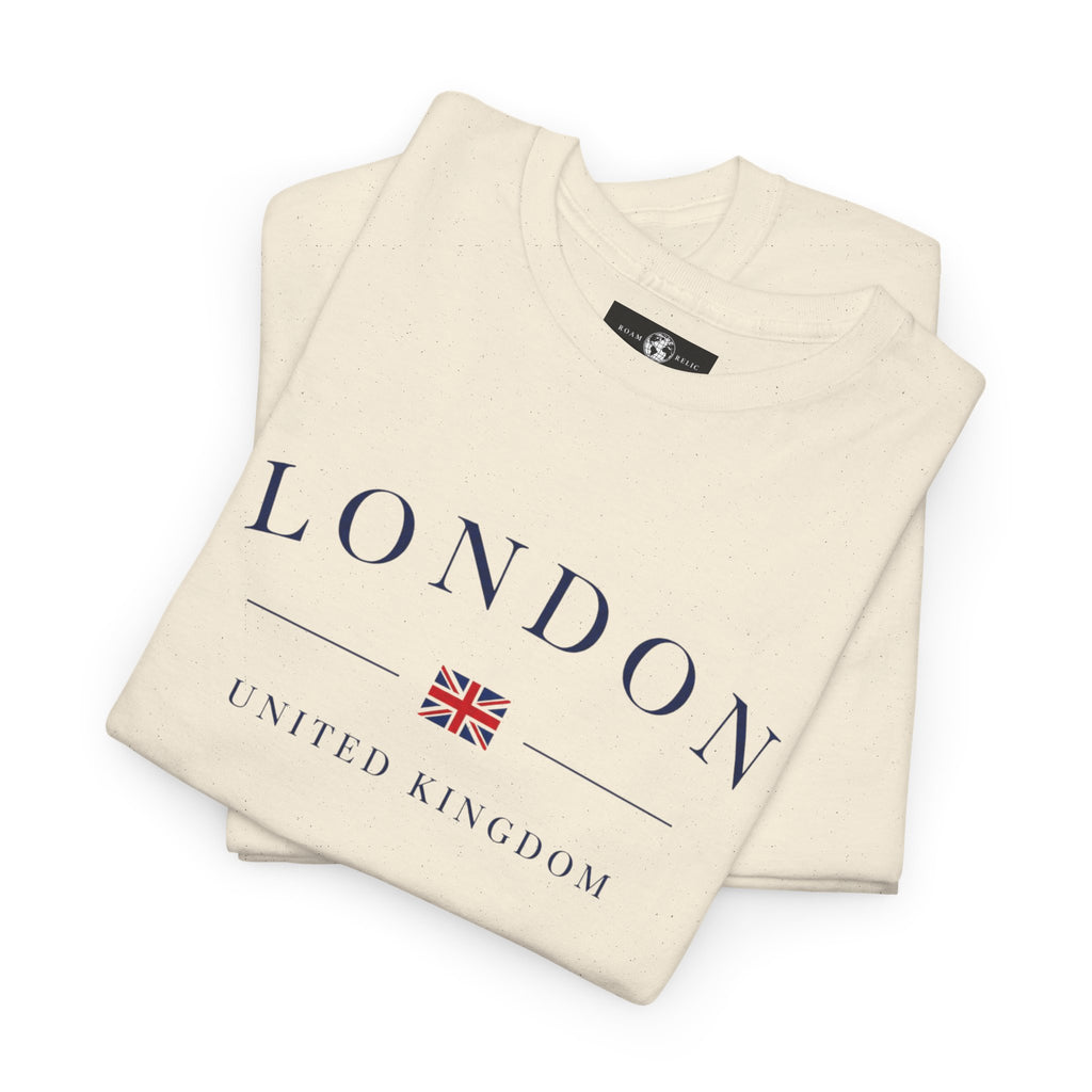 London Tee — Classic UK Flag Graphic Cotton T-Shirt