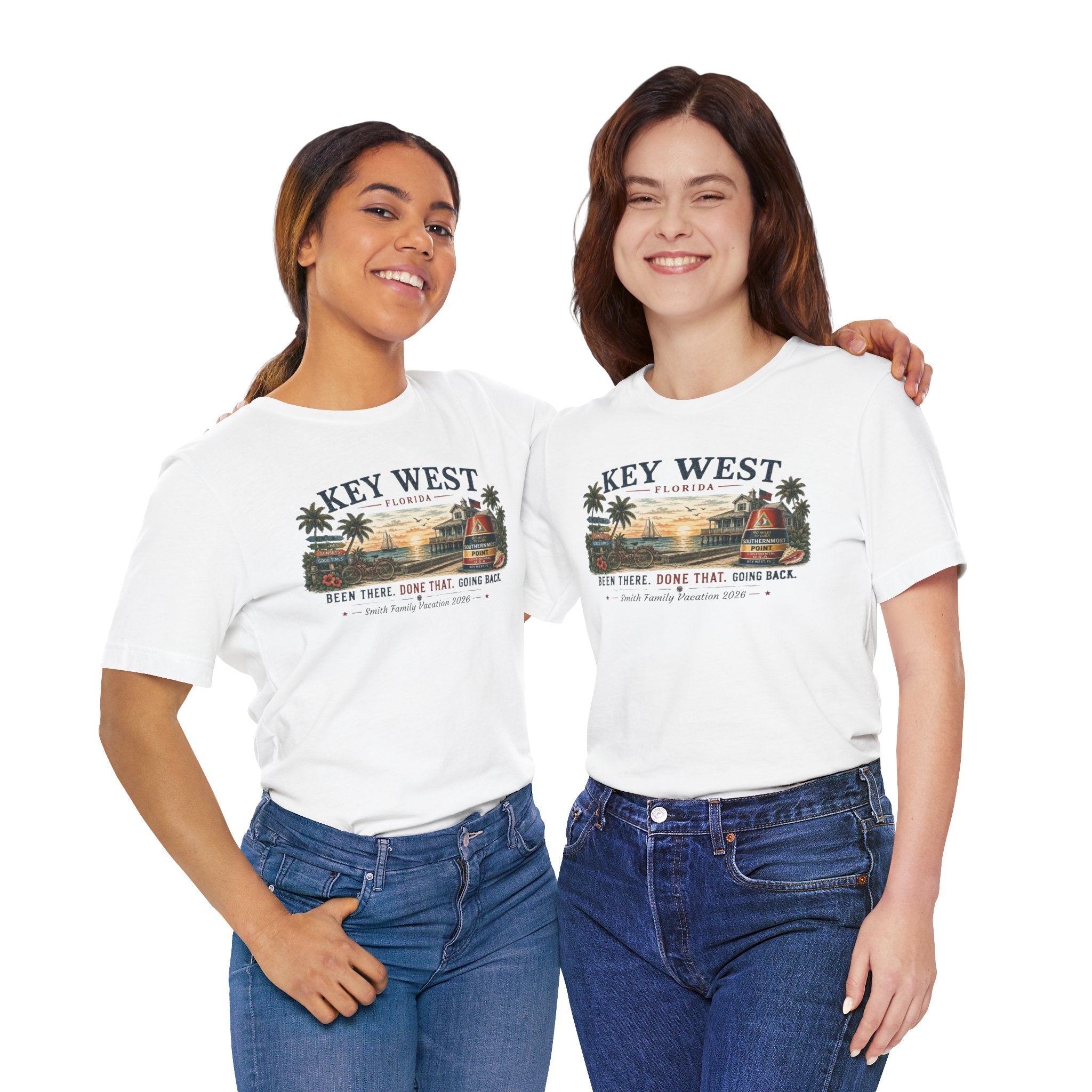 Key West Family Vacation T-Shirt — Custom Family Trip Tee